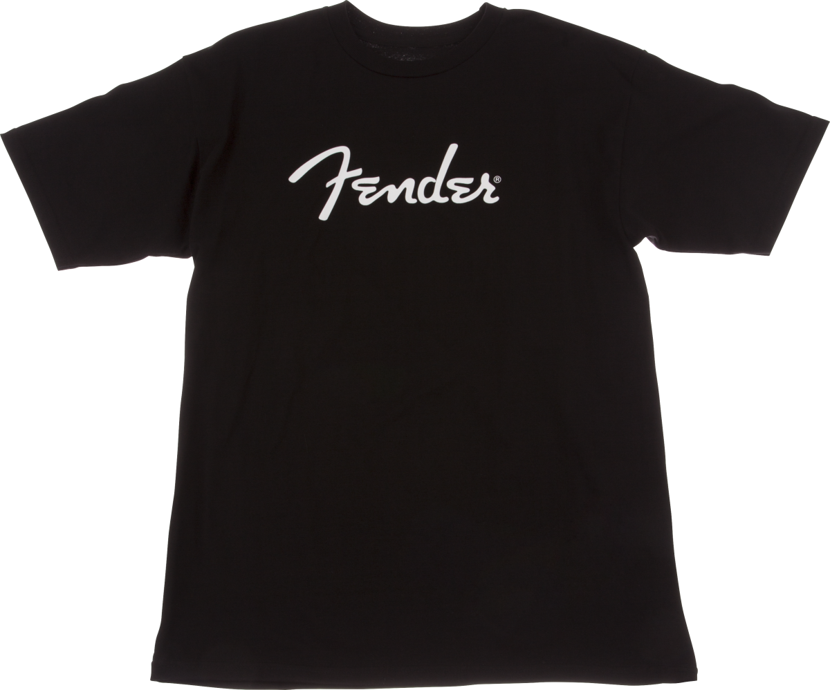 Fender Spaghetti Logo T-Shirt, Black, XL