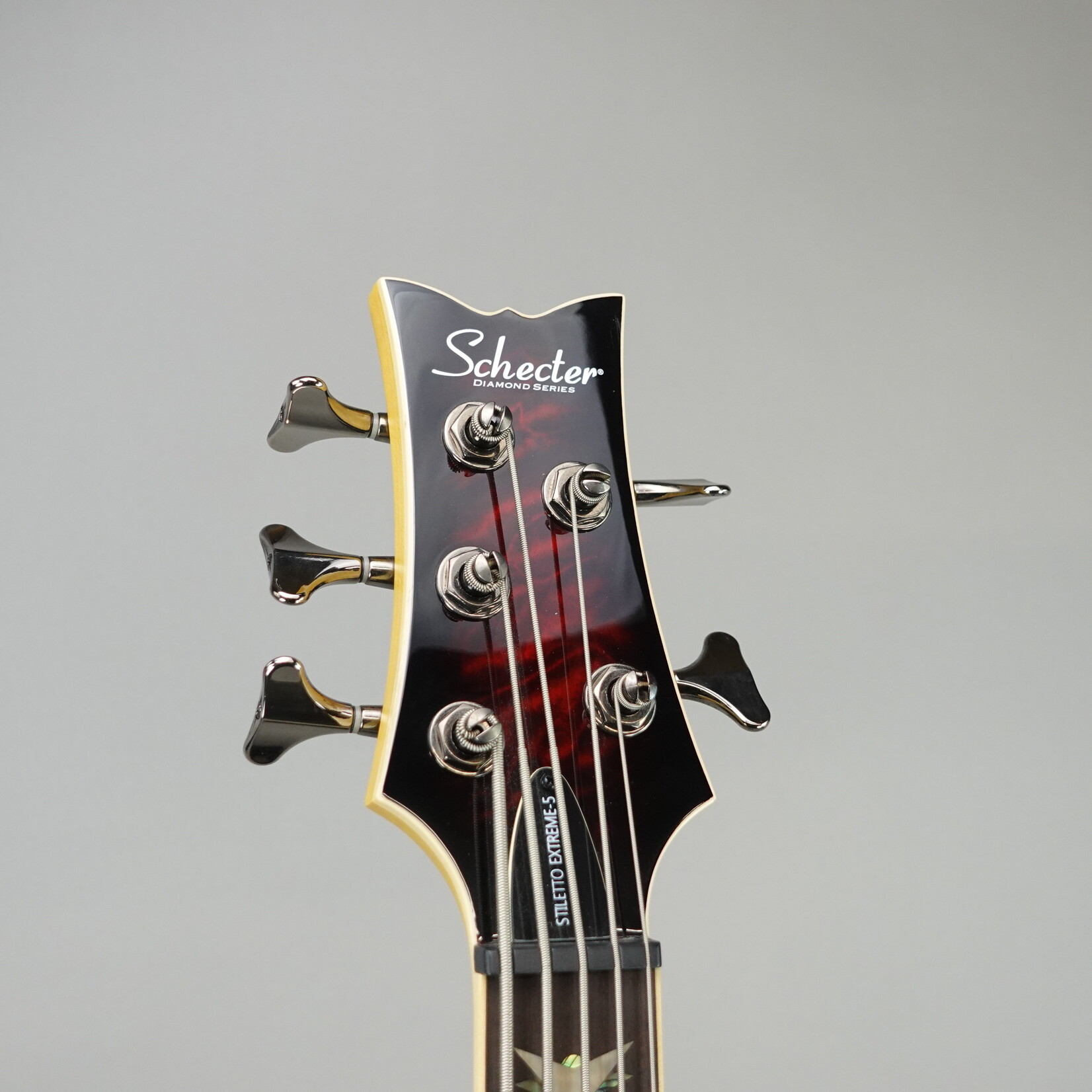 Schecter Stiletto Extreme-5 Active 5-String Bass - Transparent Black Cherry (Used)
