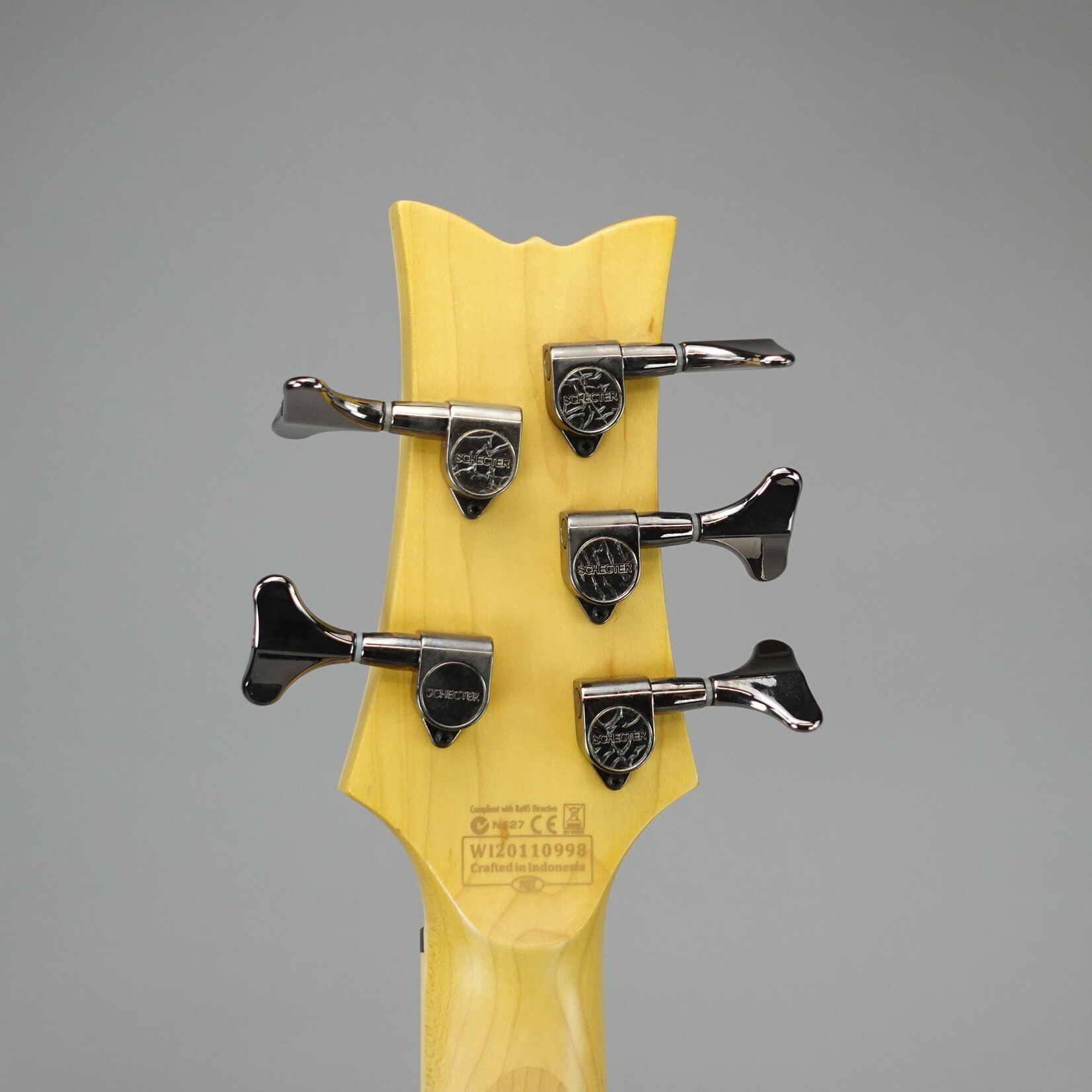 Schecter Stiletto Extreme-5 Active 5-String Bass - Transparent Black Cherry (Used)