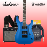 Jackson Jackson JS22 DKA Bundle W/ Amp, Cable & Strap - Metallic Blue