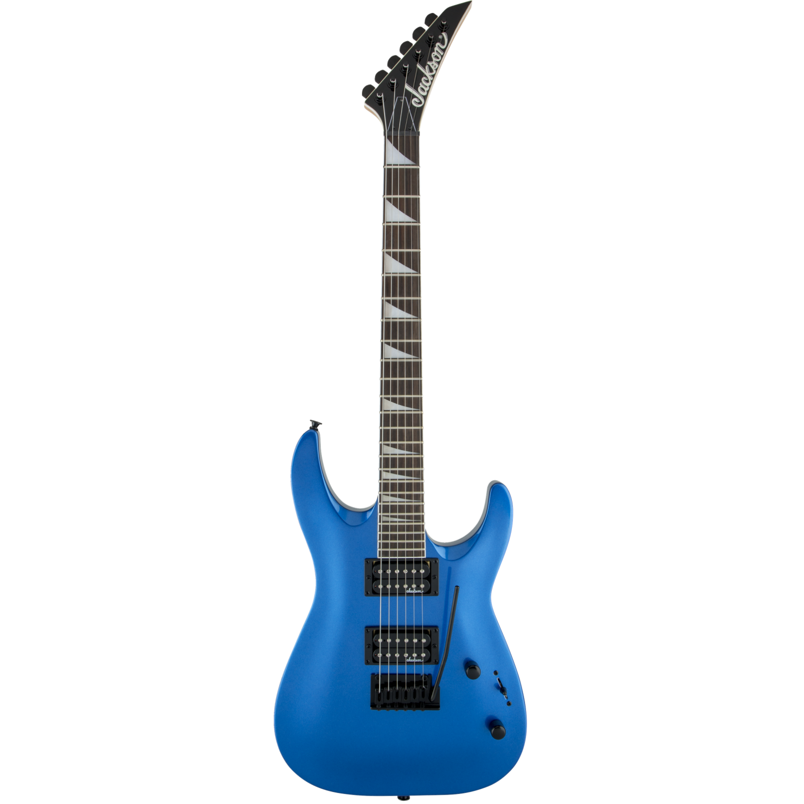 Jackson JS22 DKA Bundle W/ Amp, Cable, Strap - Metallic Blue