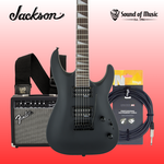 Jackson Jackson JS22 DKA Bundle W/Amp, Cable & Strap - Satin Black