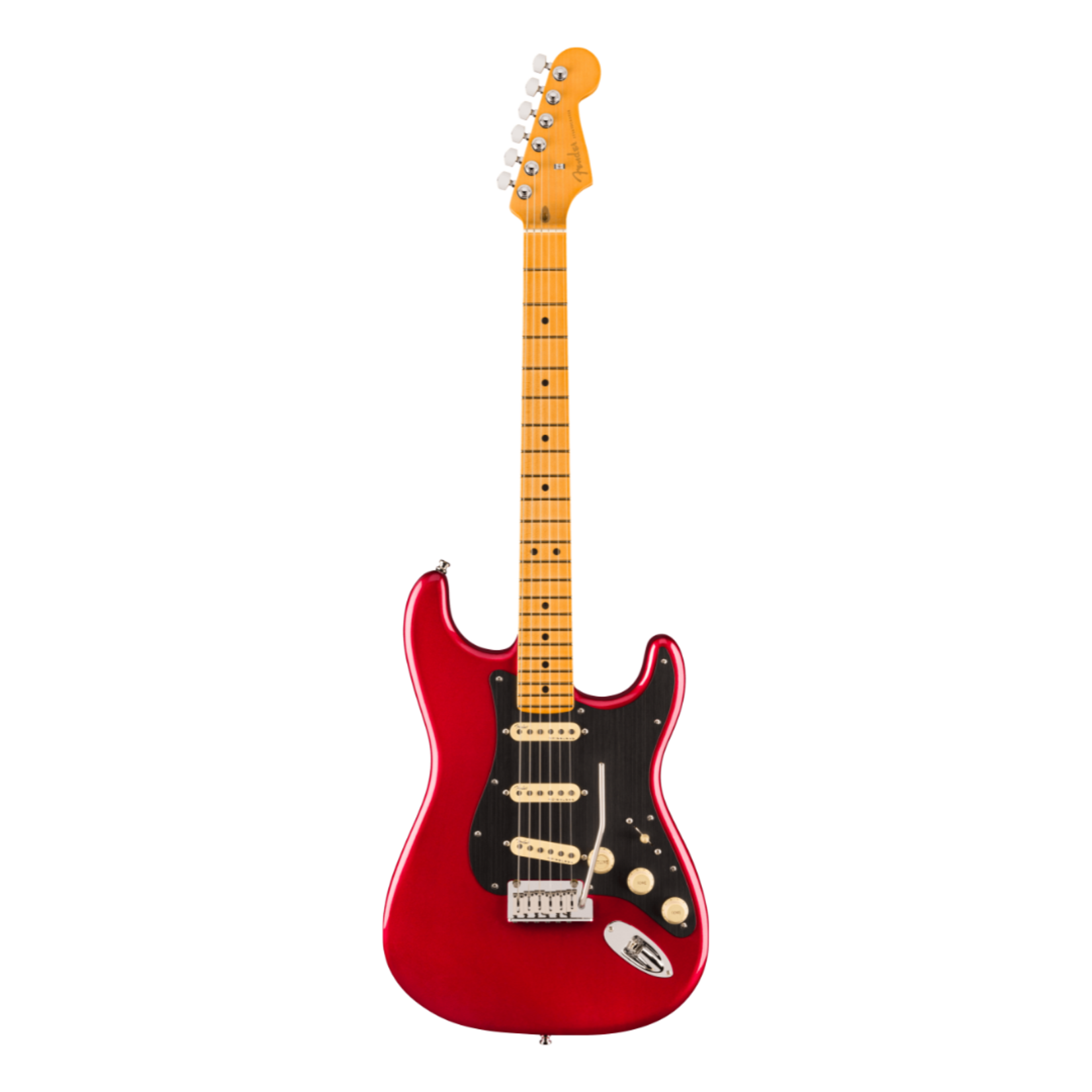 Fender American Ultra II Stratocaster SSS Electric Guitar, Maple Fingerboard W/Case - Sinister Red
