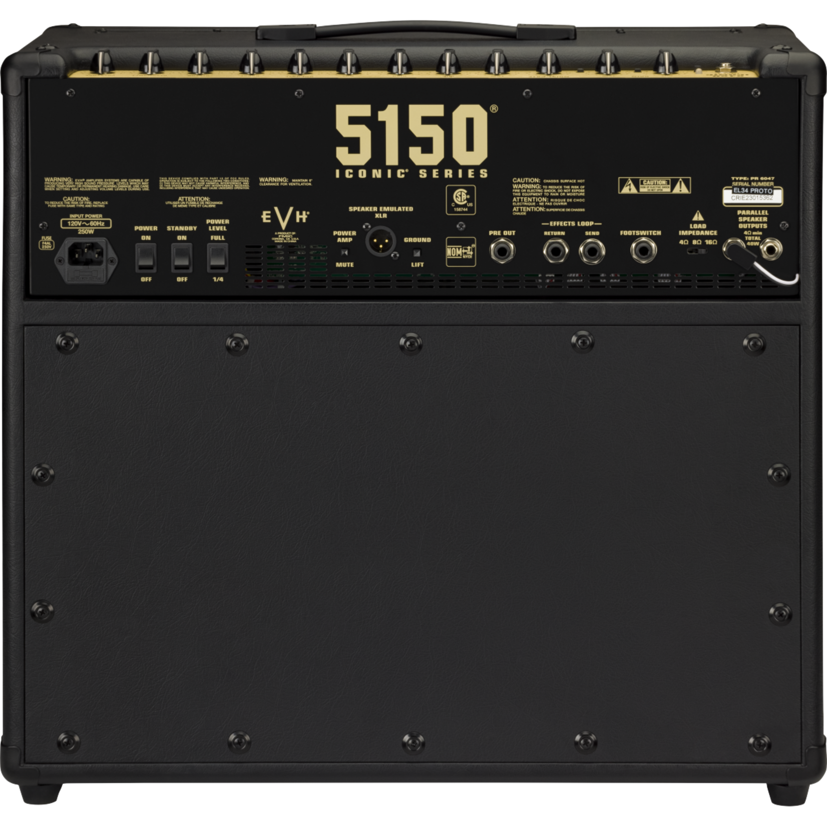 EVH 5150® Iconic® Series 40W EL34 1x12 Combo - Black