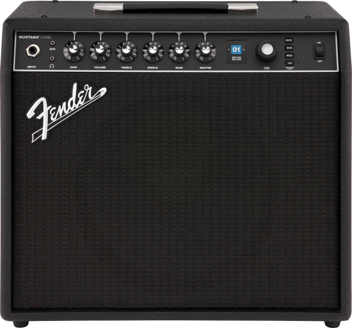Fender Mustang LTX50 50W 1x12 Combo Amp - Black
