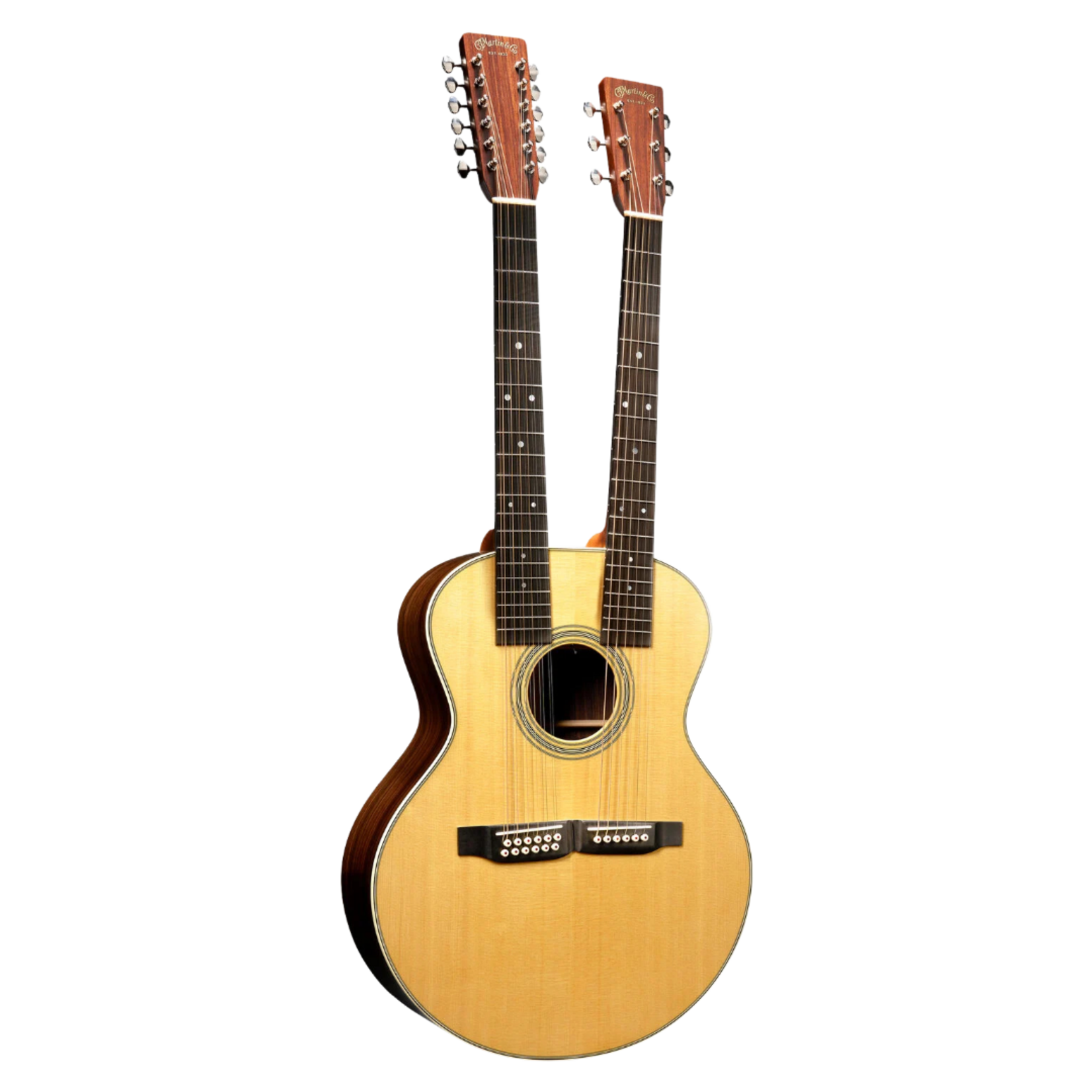 Martin Grand J-28E DN Doubleneck Standard Series Acoustic-Electric Guitar W/Case - Aging Toner