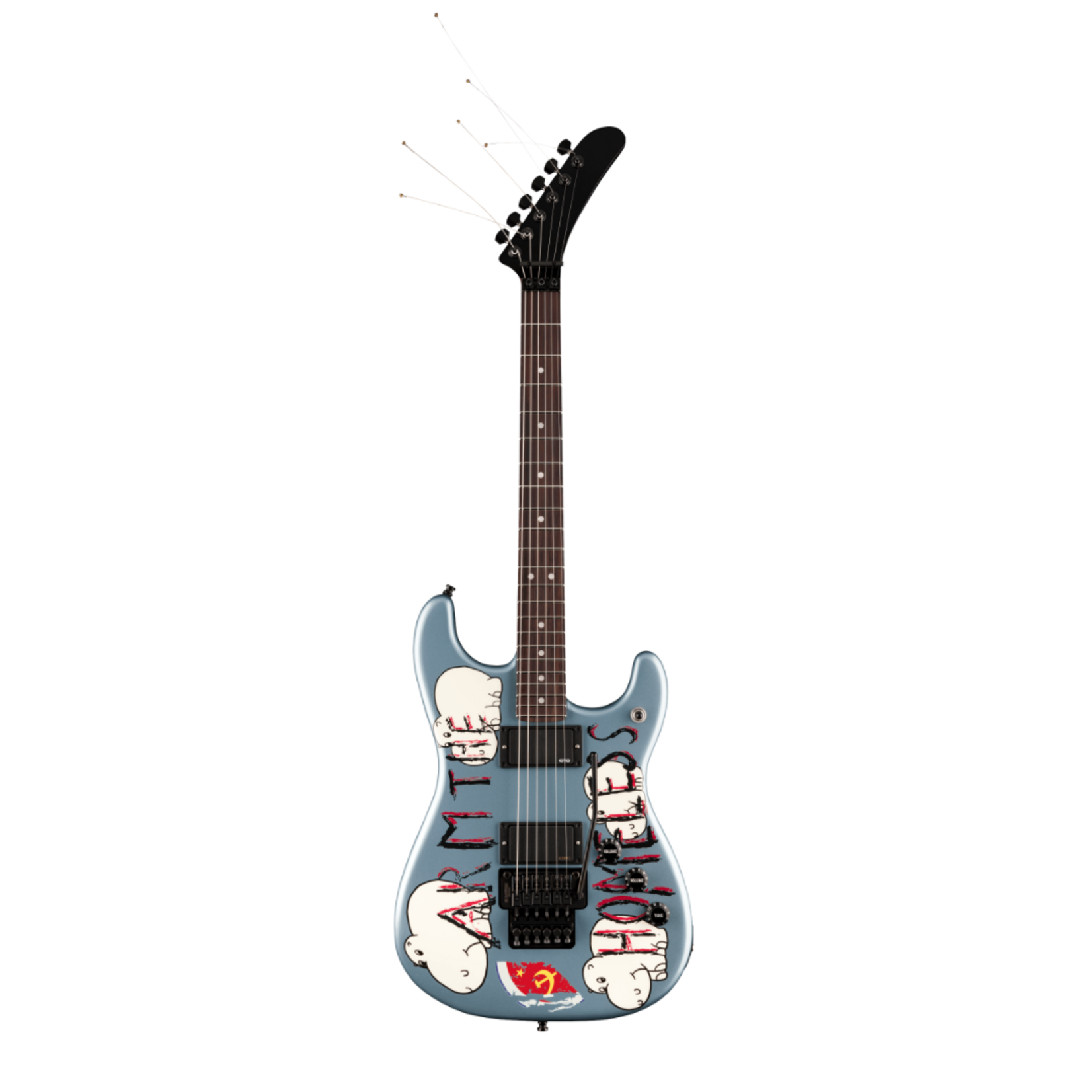 Fender Tom Morello "Arm The Homeless", Rosewood Fingerboard W/Case - Blue Ice Metallic