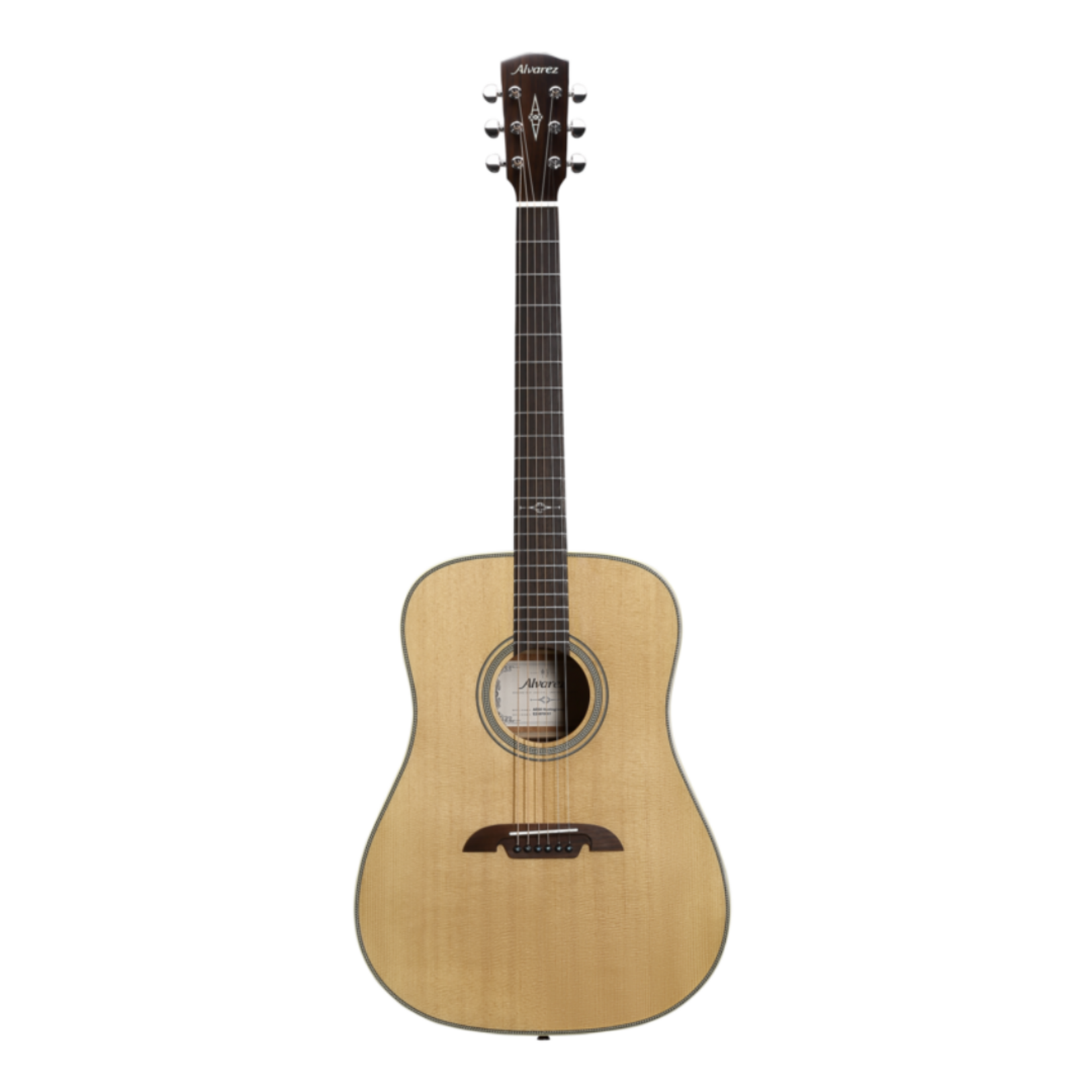 Alvarez AD60 Herringbone Dreadnaught Acoustic Guitar - Natural