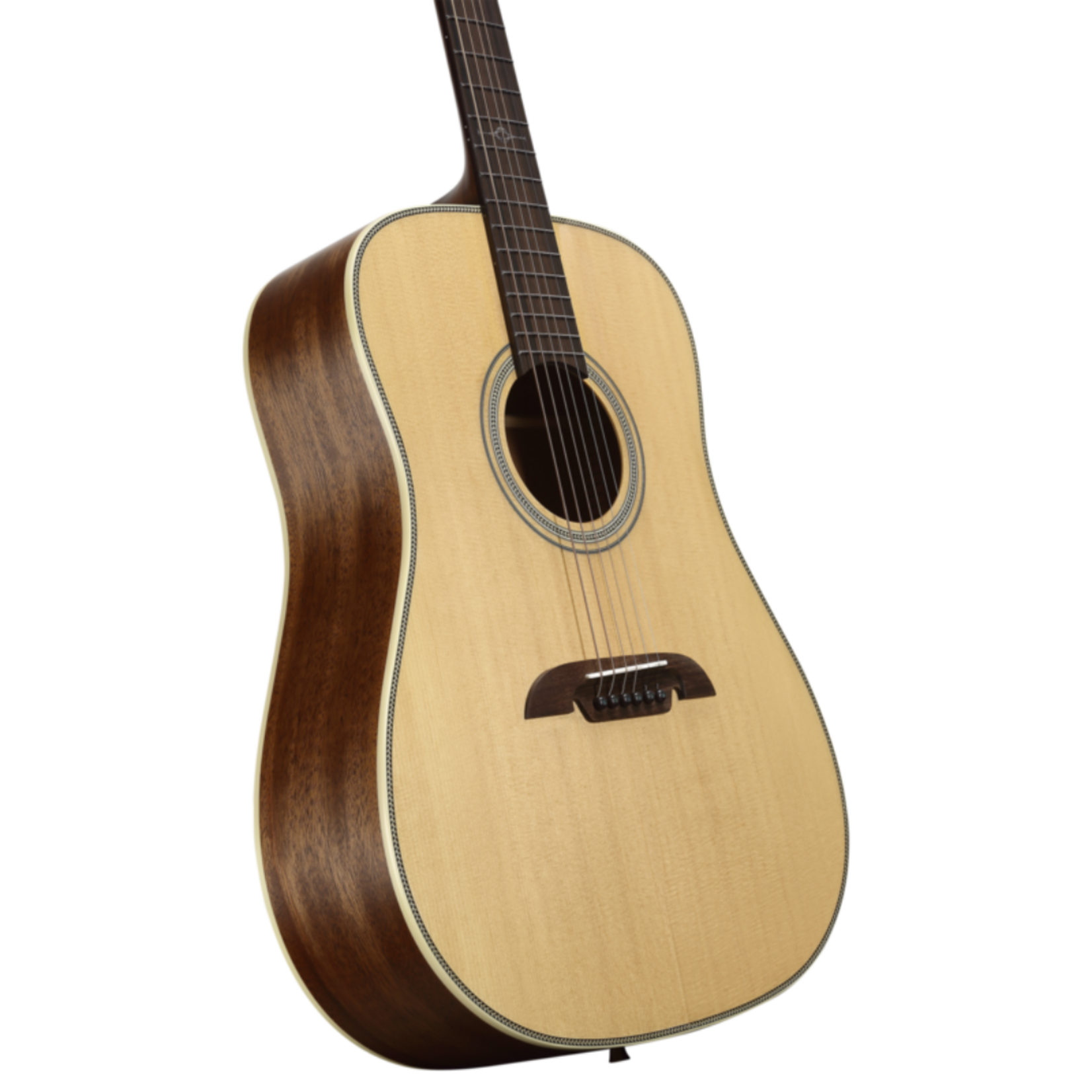 Alvarez AD60 Herringbone Dreadnaught Acoustic Guitar - Natural