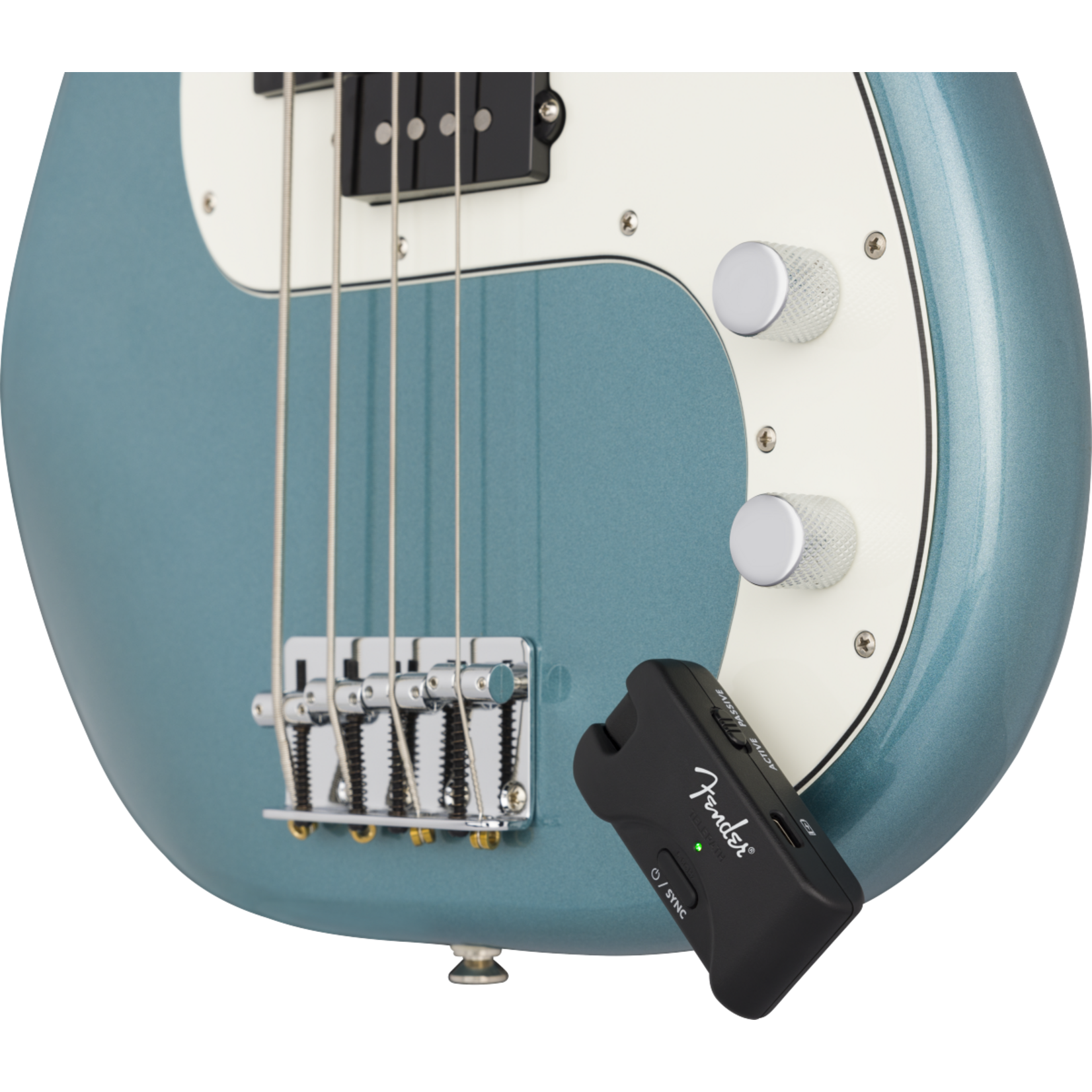 Fender Telepath Wireless System - Mystic Ice Blue and Black