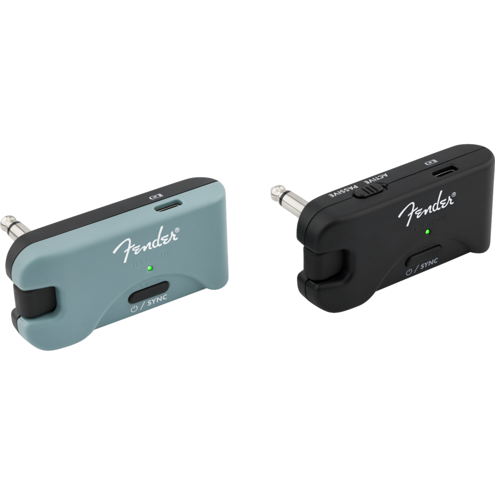 Fender Telepath Wireless System - Mystic Ice Blue and Black