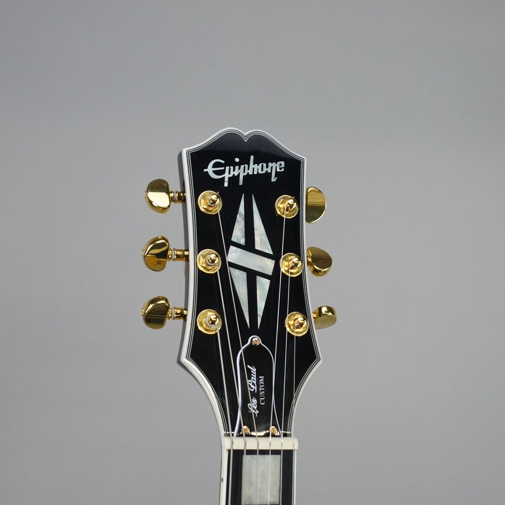 Epiphone Les Paul Custom Blackback Electric Guitar - Antique Ivory (Used)