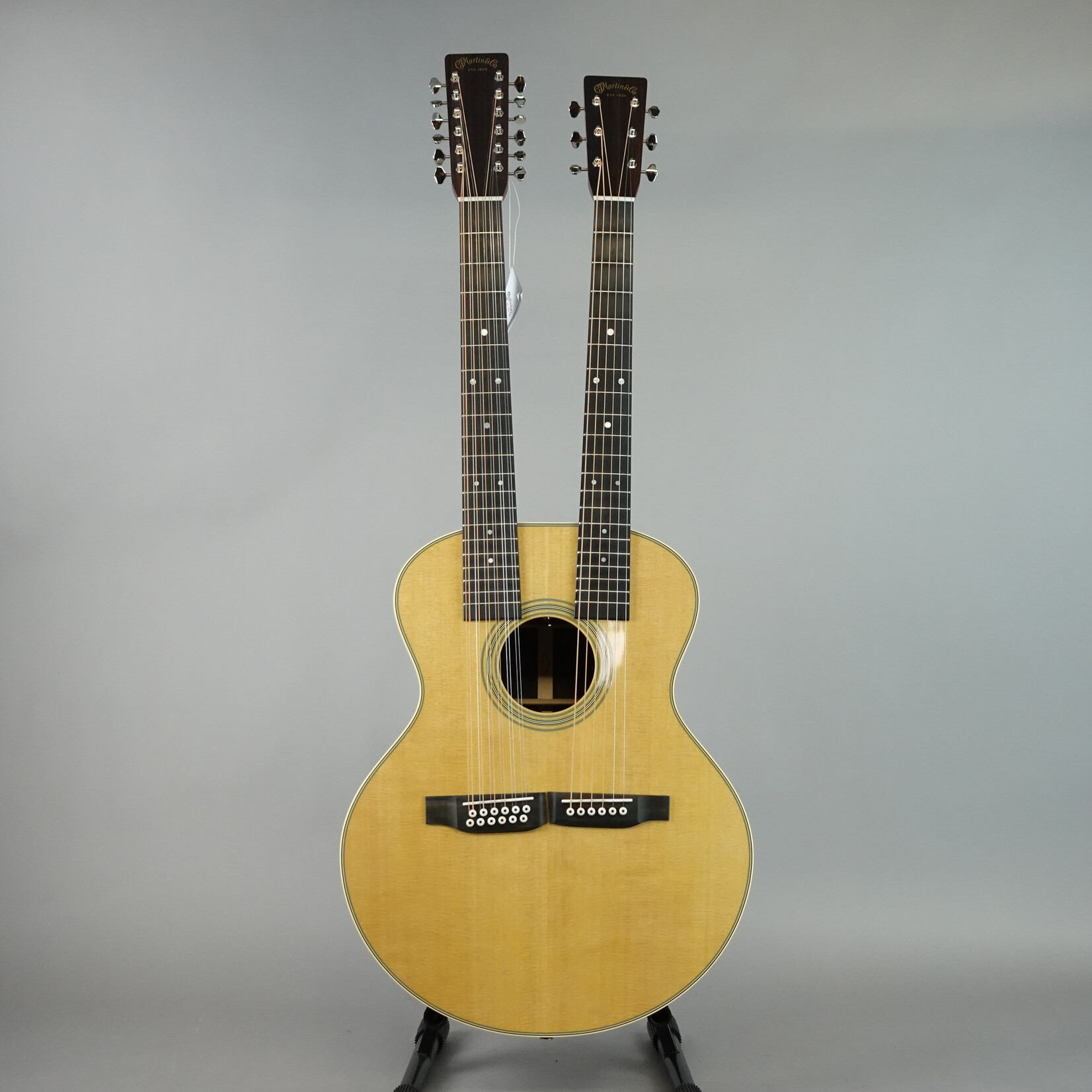 Martin Grand J-28E DN Doubleneck Standard Series Acoustic-Electric Guitar W/Case - Aging Toner
