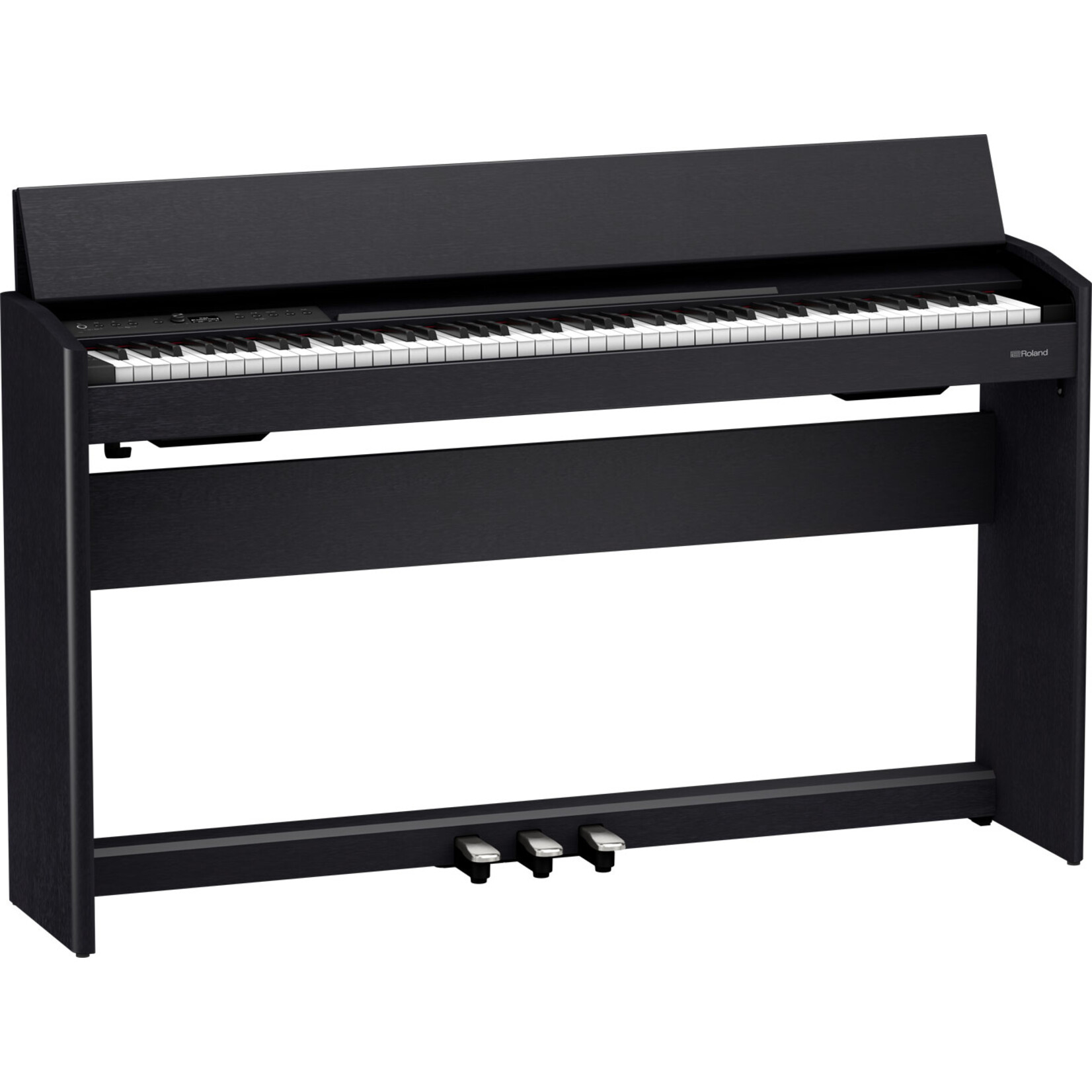 Roland F701 Digital Upright Piano - Coal Black