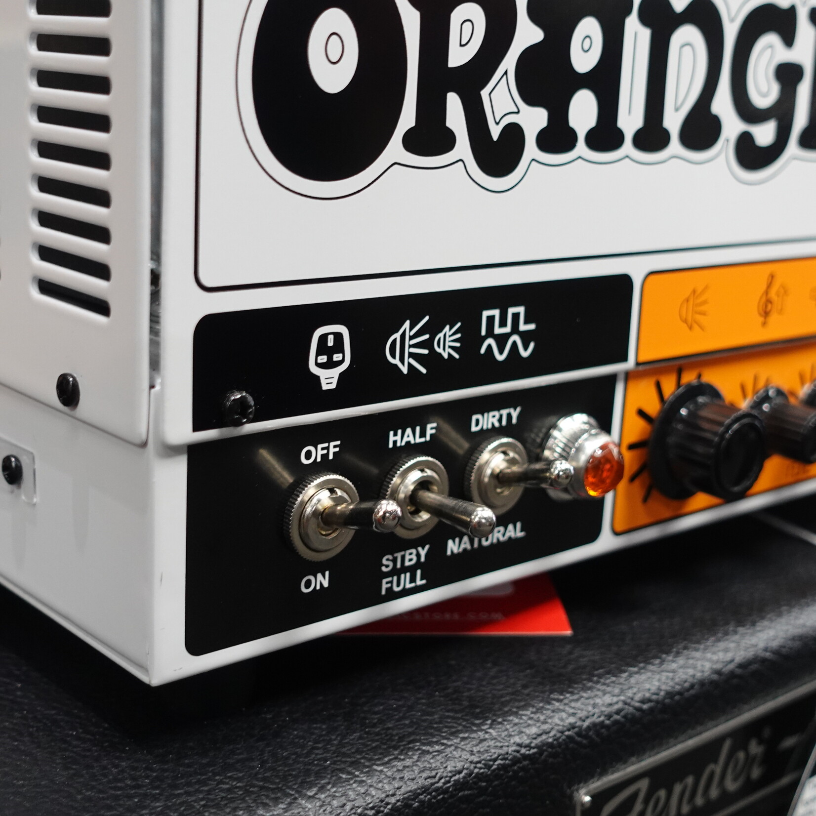 Orange Rocker 15 Terror 15-Watt 2-Channel Tube Head W/Bag - (Used)