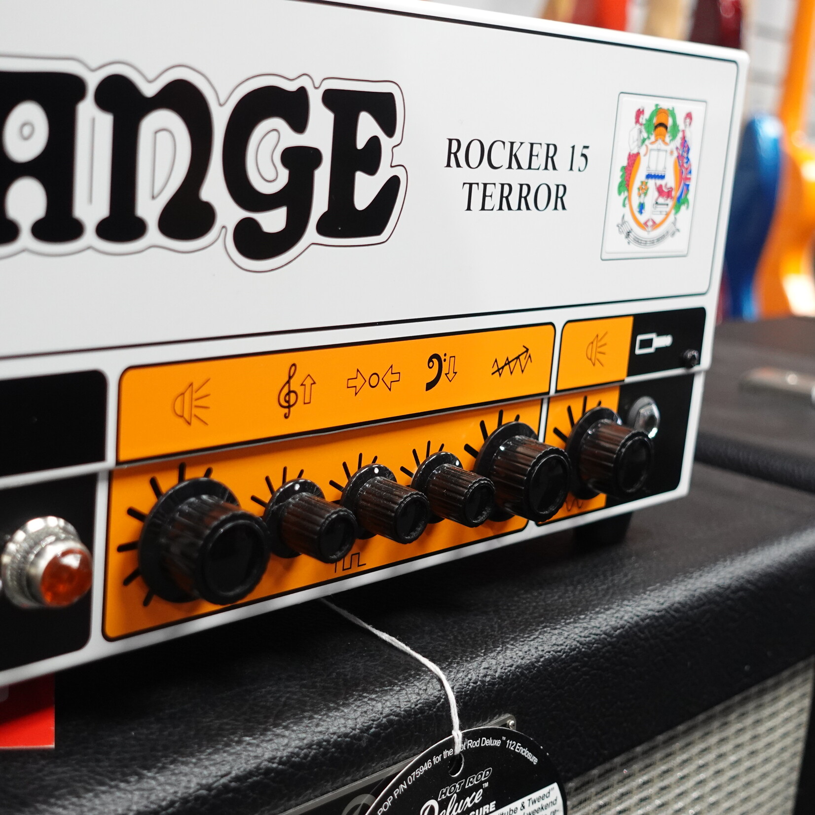 Orange Rocker 15 Terror 15-Watt 2-Channel Tube Head W/Bag - (Used)