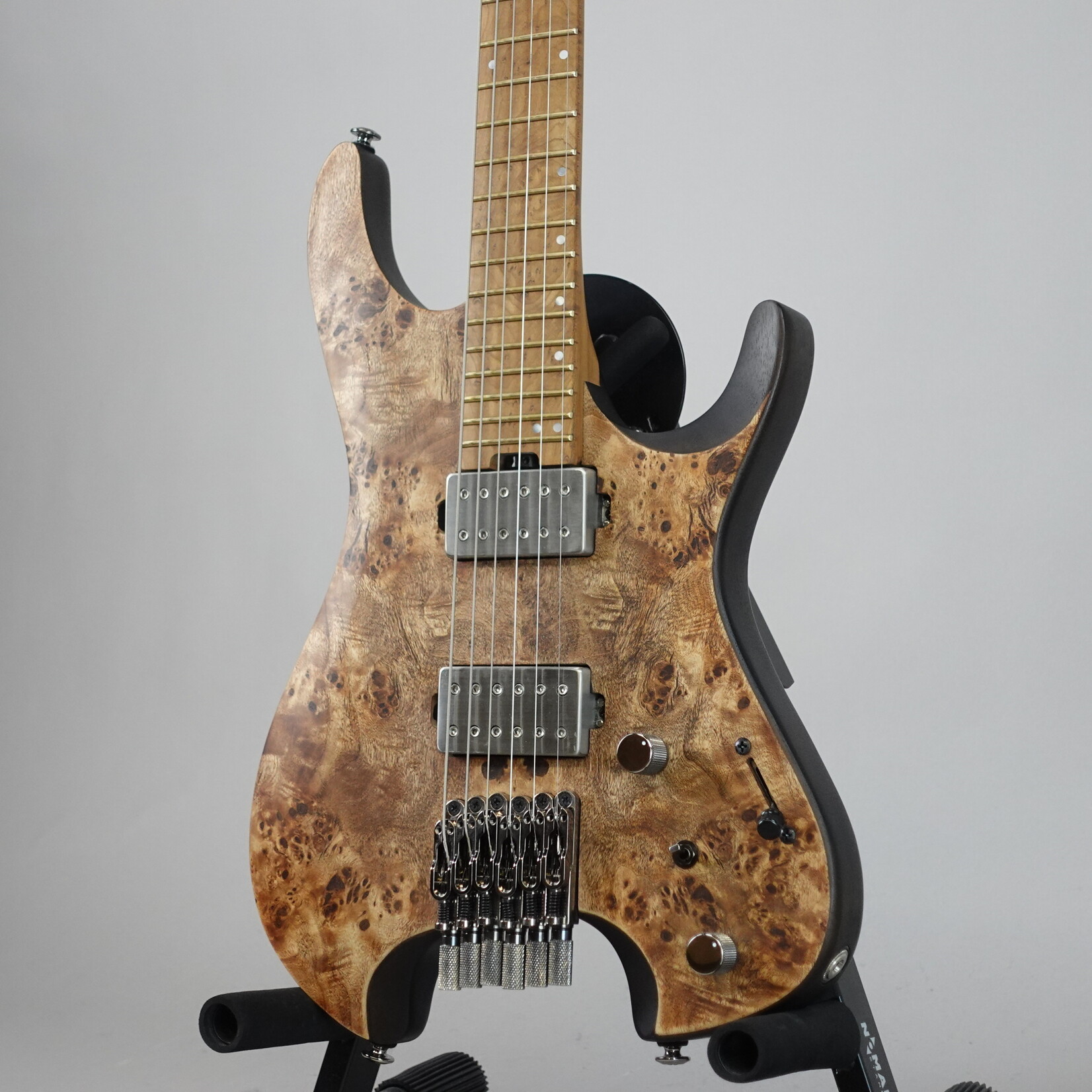 Ibanez Q52PB Standard Headless Electric Guitar W/Gig Bag - Antique Brown Stained (Used)