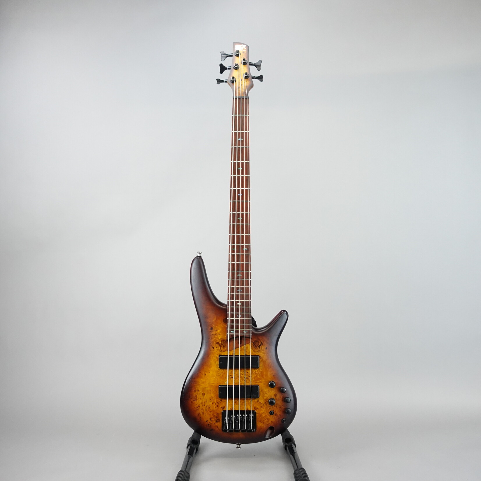 Ibanez SR505EPB Electric 5-String Bass - Brown Burst Flat (Used)