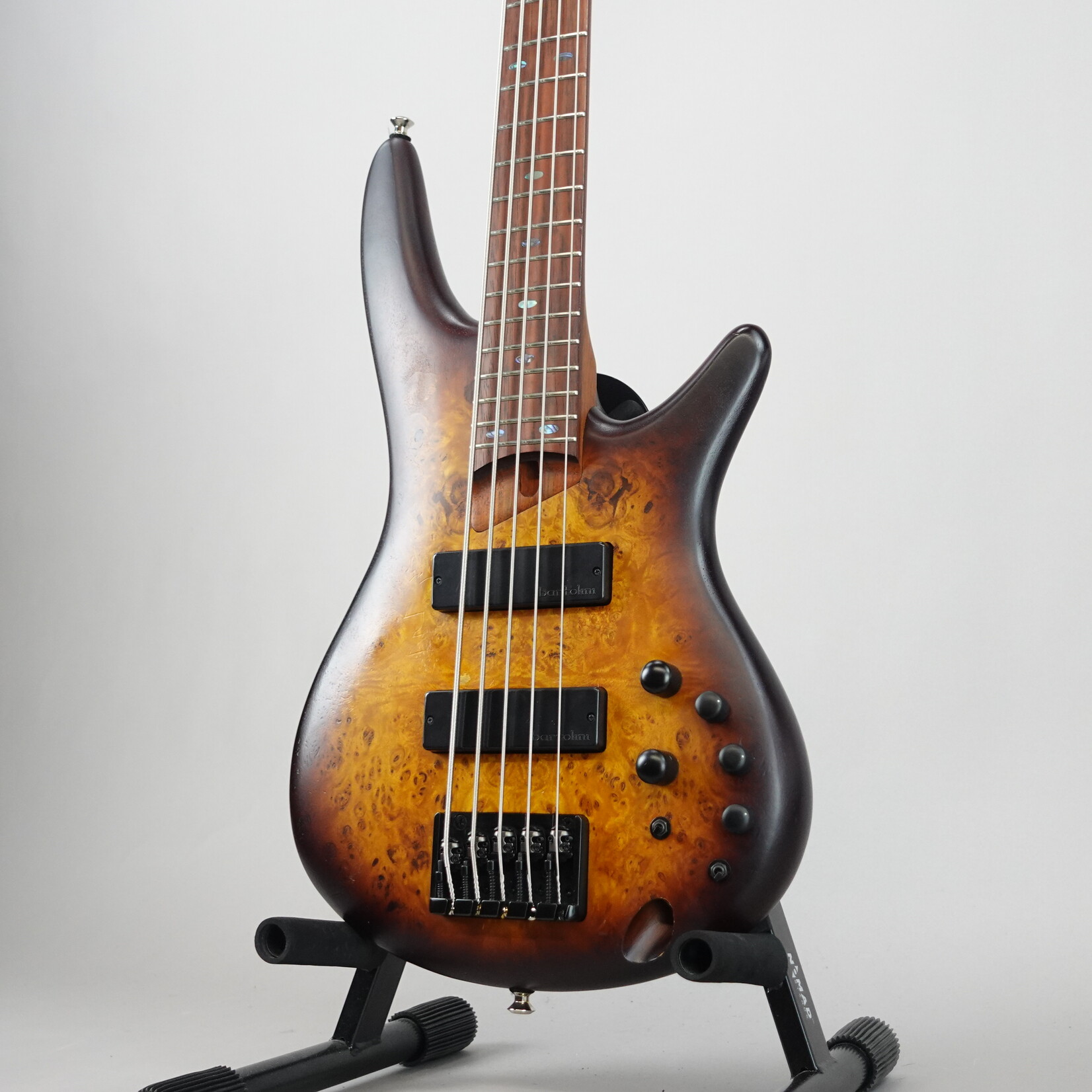 Ibanez SR505EPB Electric 5-String Bass - Brown Burst Flat (Used)