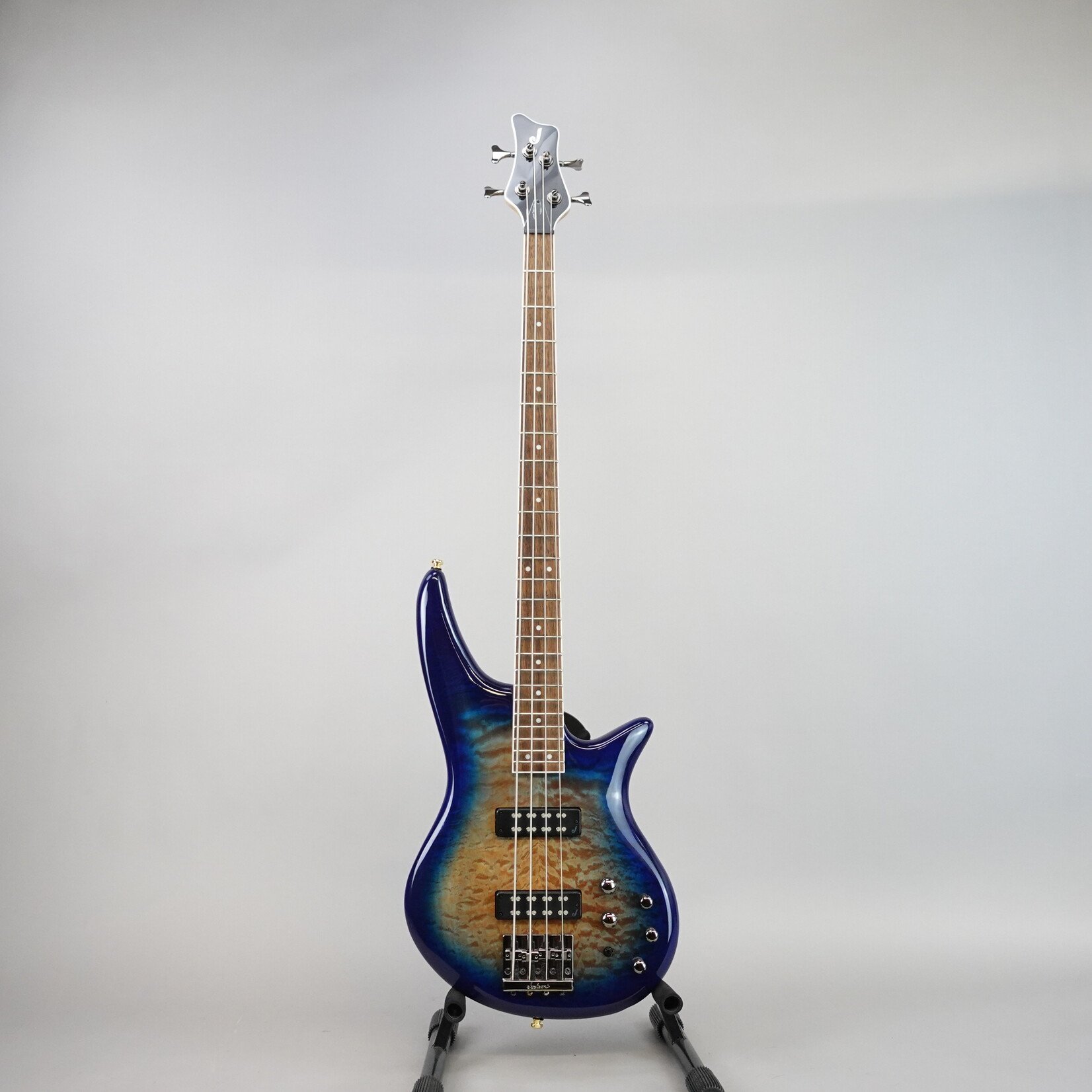 Jackson JS Series Spectra Bass JS3Q - Amber Blue Burst (Used)