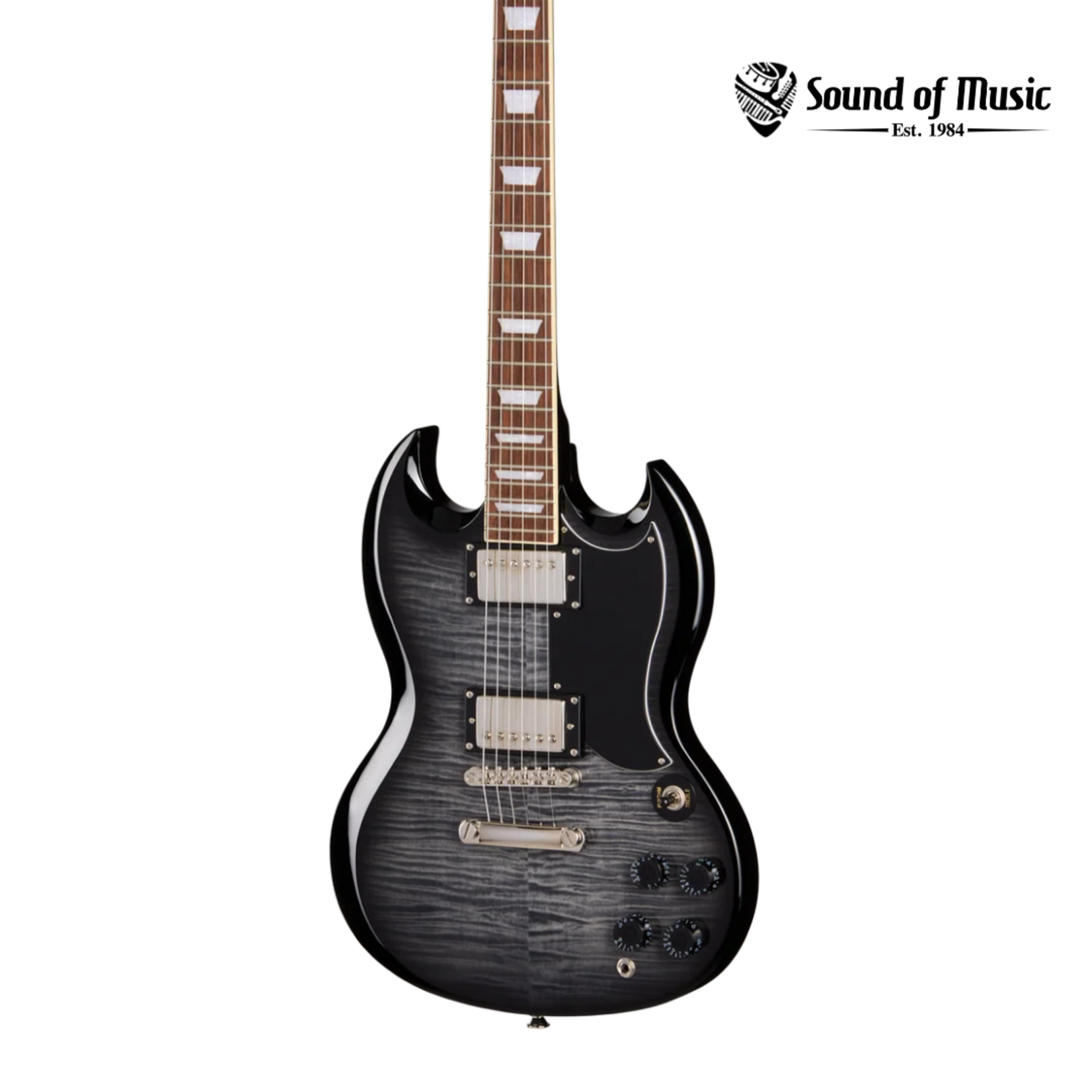Epiphone SG Tribute Plus Electric Guitar - Transparent Ebony