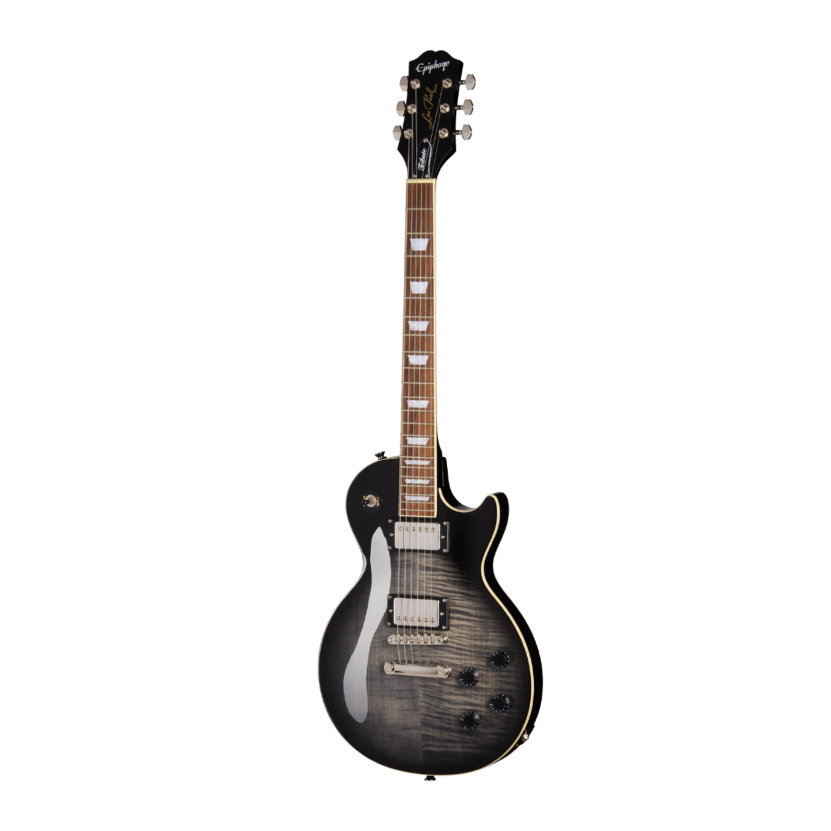 Epiphone Les Paul Tribute Plus Electric Guitar - Transparent Ebony