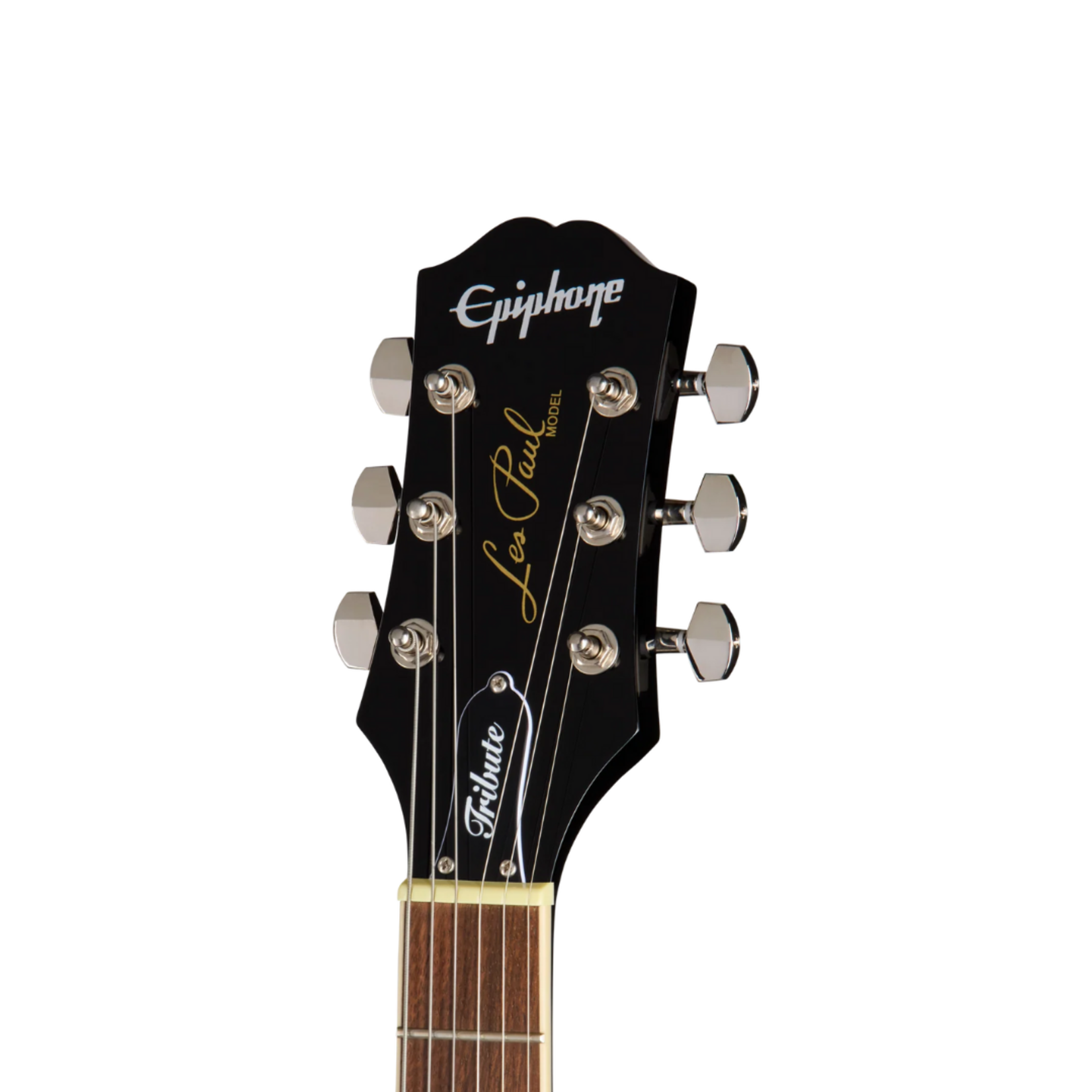 Epiphone Les Paul Tribute Plus Electric Guitar - Transparent Ebony