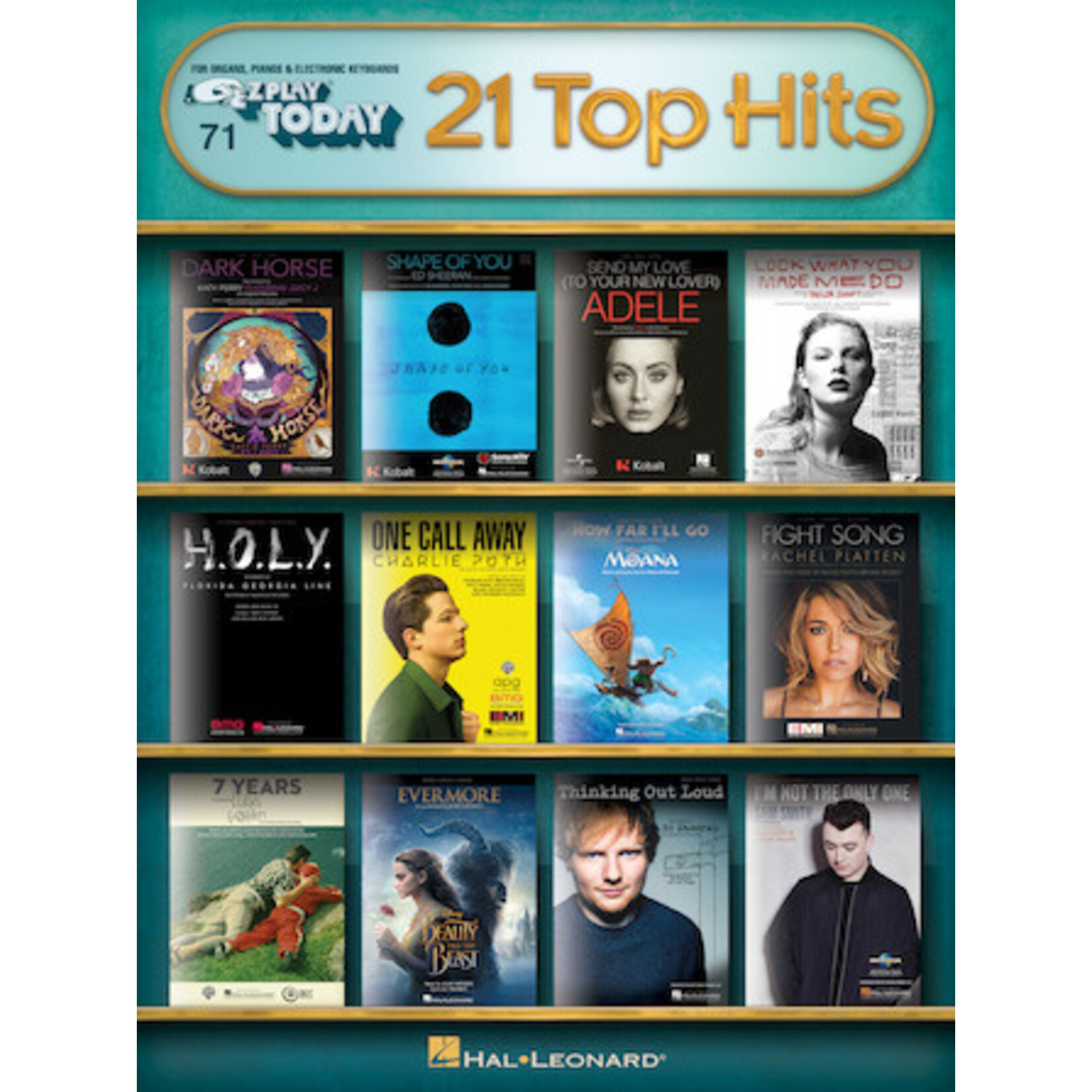 21 Top Hits E-Z Play Today #71 Softcover