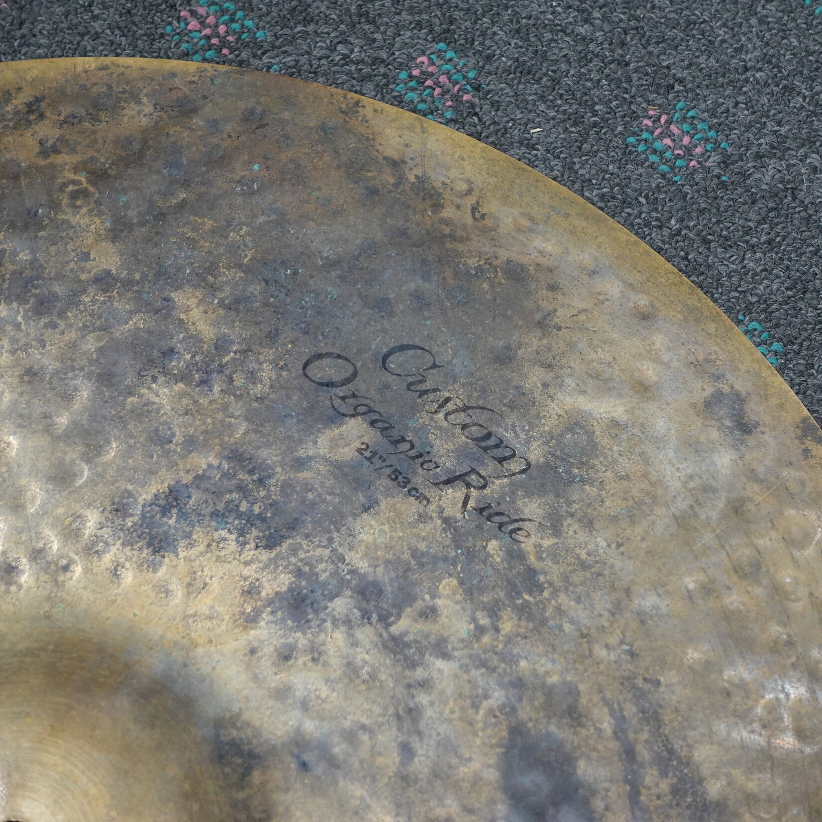 Zildjian 21” K Custom Organic Ride Cymbal - (Used)