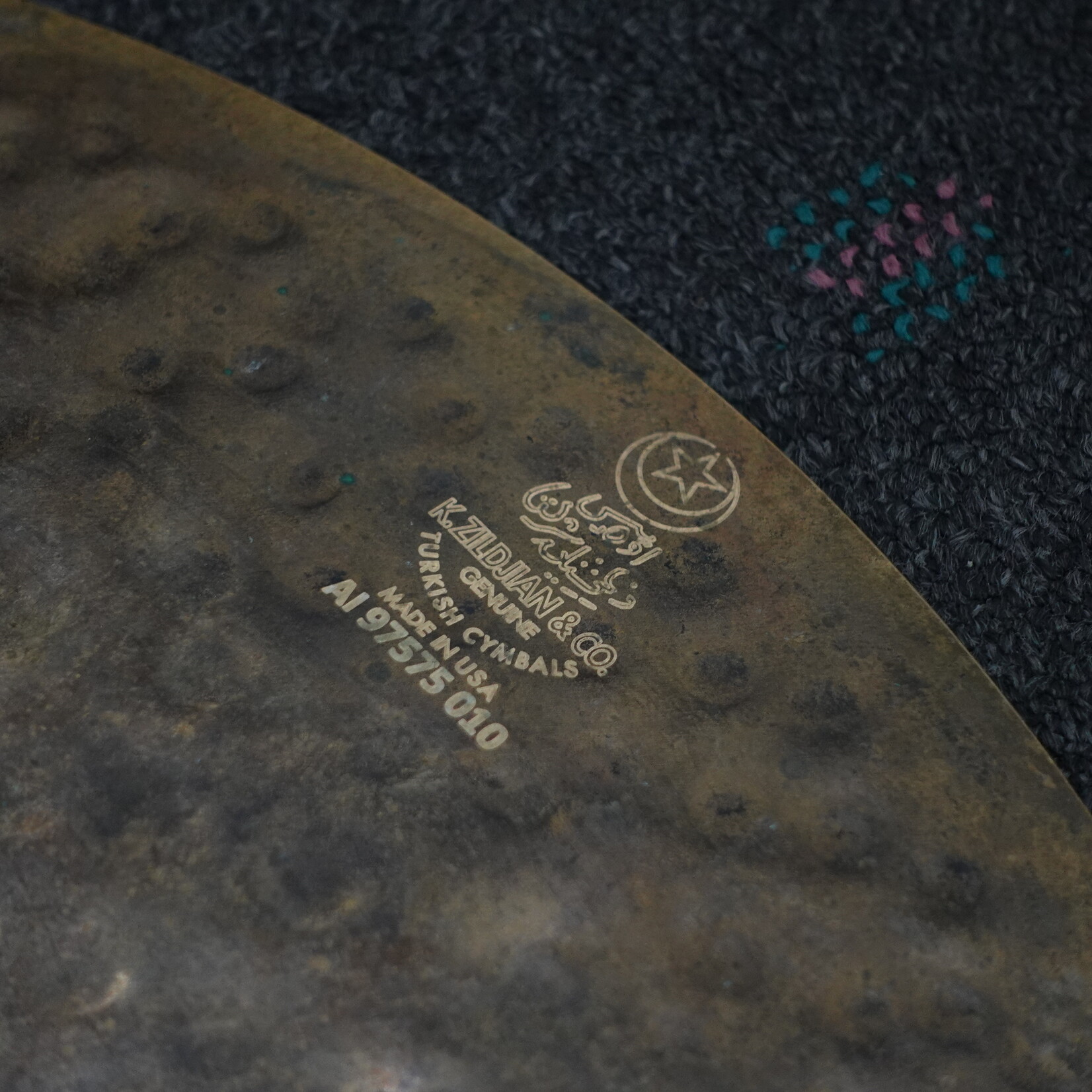 Zildjian 21” K Custom Organic Ride Cymbal - (Used)