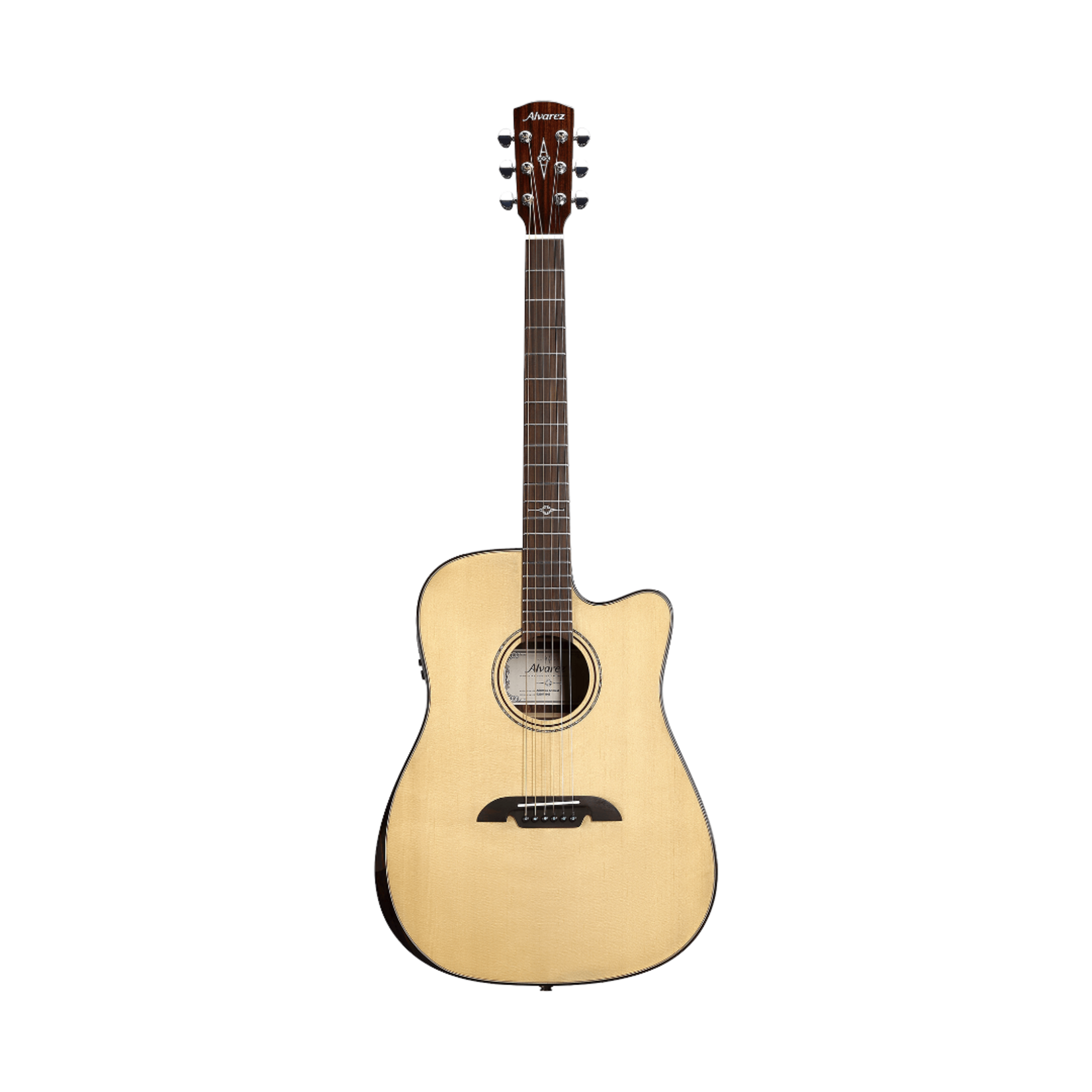 Alvarez AED90ce Armrest Artist Elite Series Acoustic-Electric Guitar - Natural