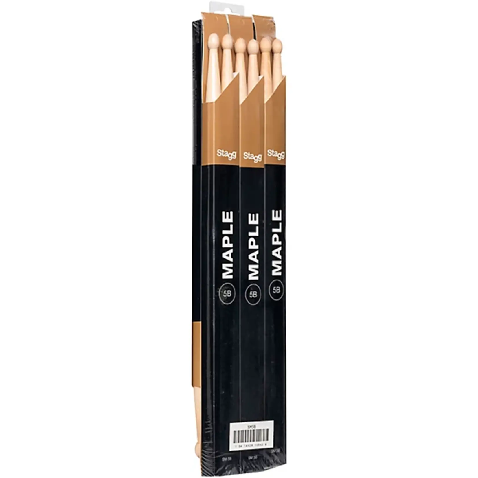 Stagg Maple Drum Sticks 5B - Wood