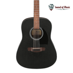 IBANEZ Ibanez PF5412 12-String Acoustic Guitar - Open-Pore Weathered Black