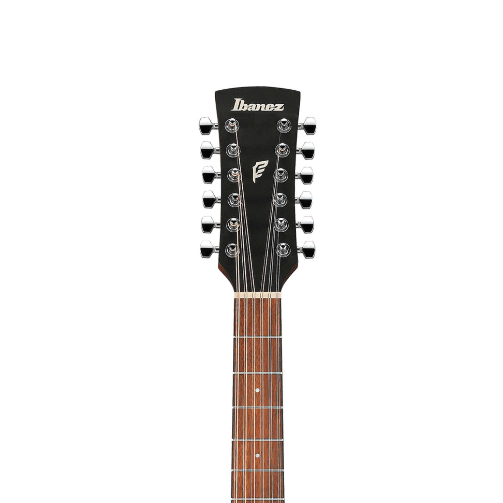 Ibanez PF5412 12-String Acoustic Guitar - Open-Pore Weathered Black