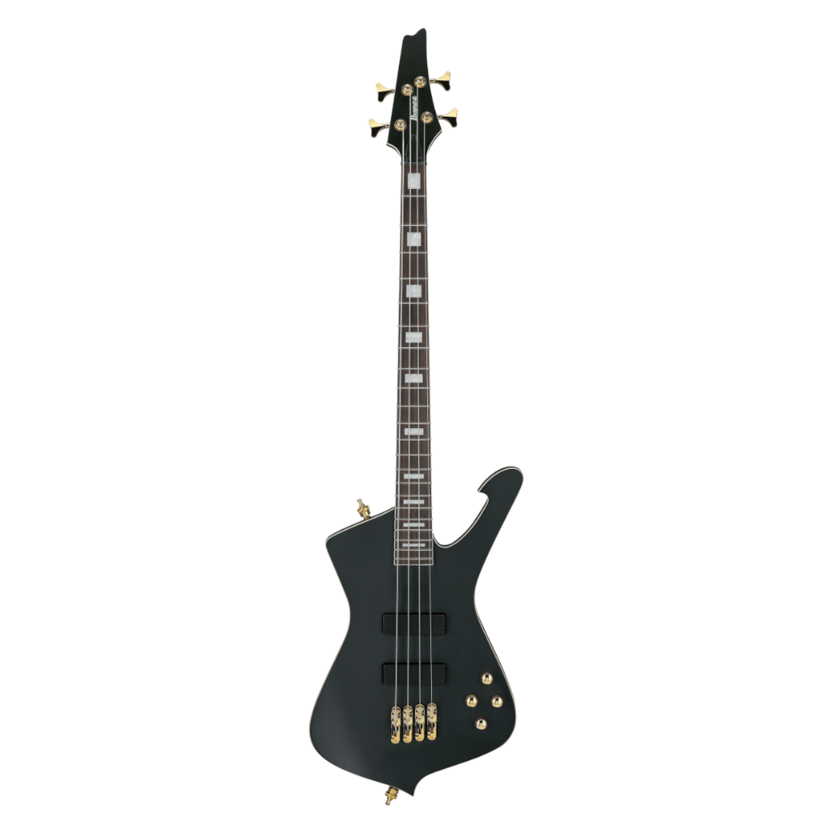 Ibanez Iceman ICB620 Electric Bass Guitar - Black Flat