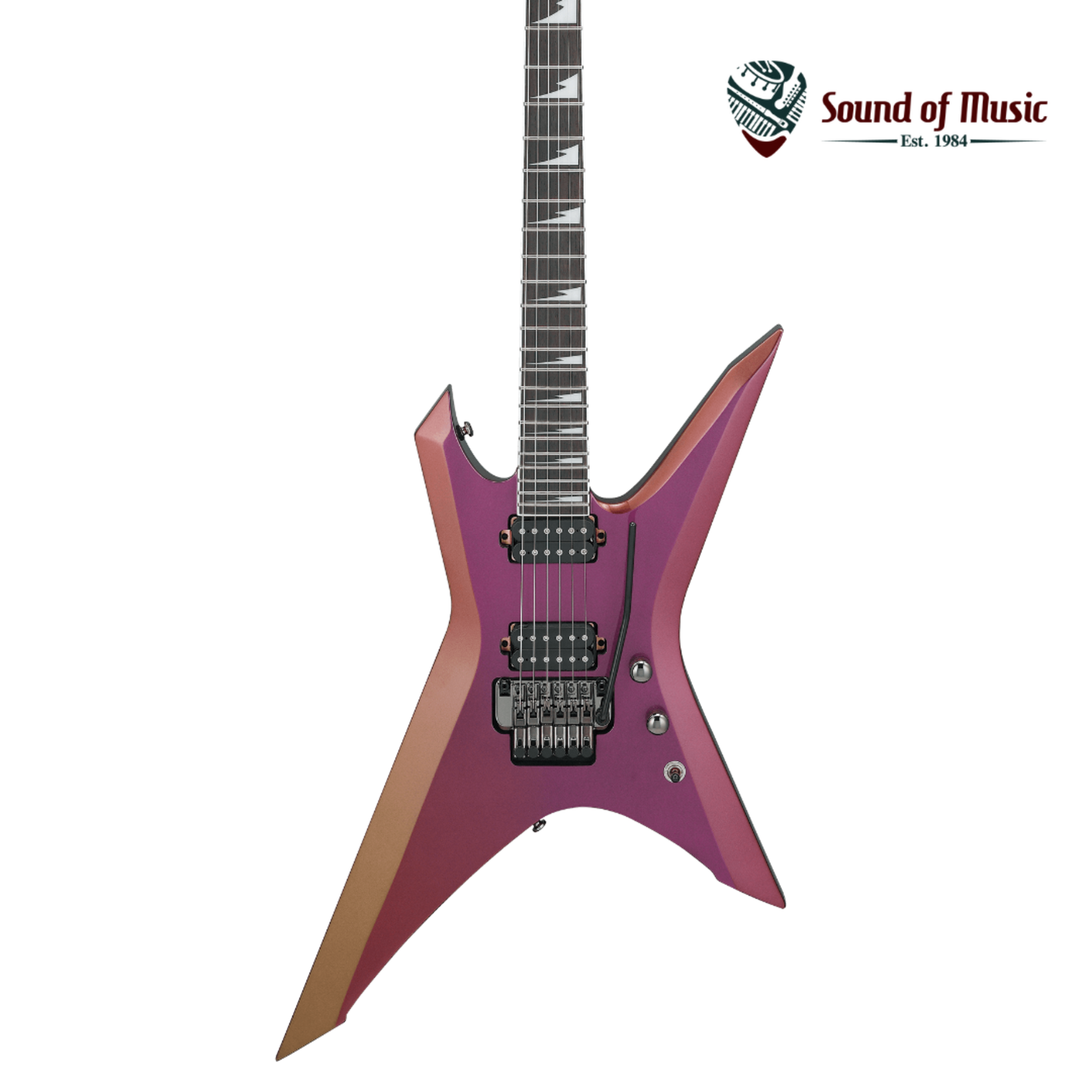 Ibanez Xiphos XPT420DX Electric Guitar W/Gig Bag - Rose Gold Chameleon