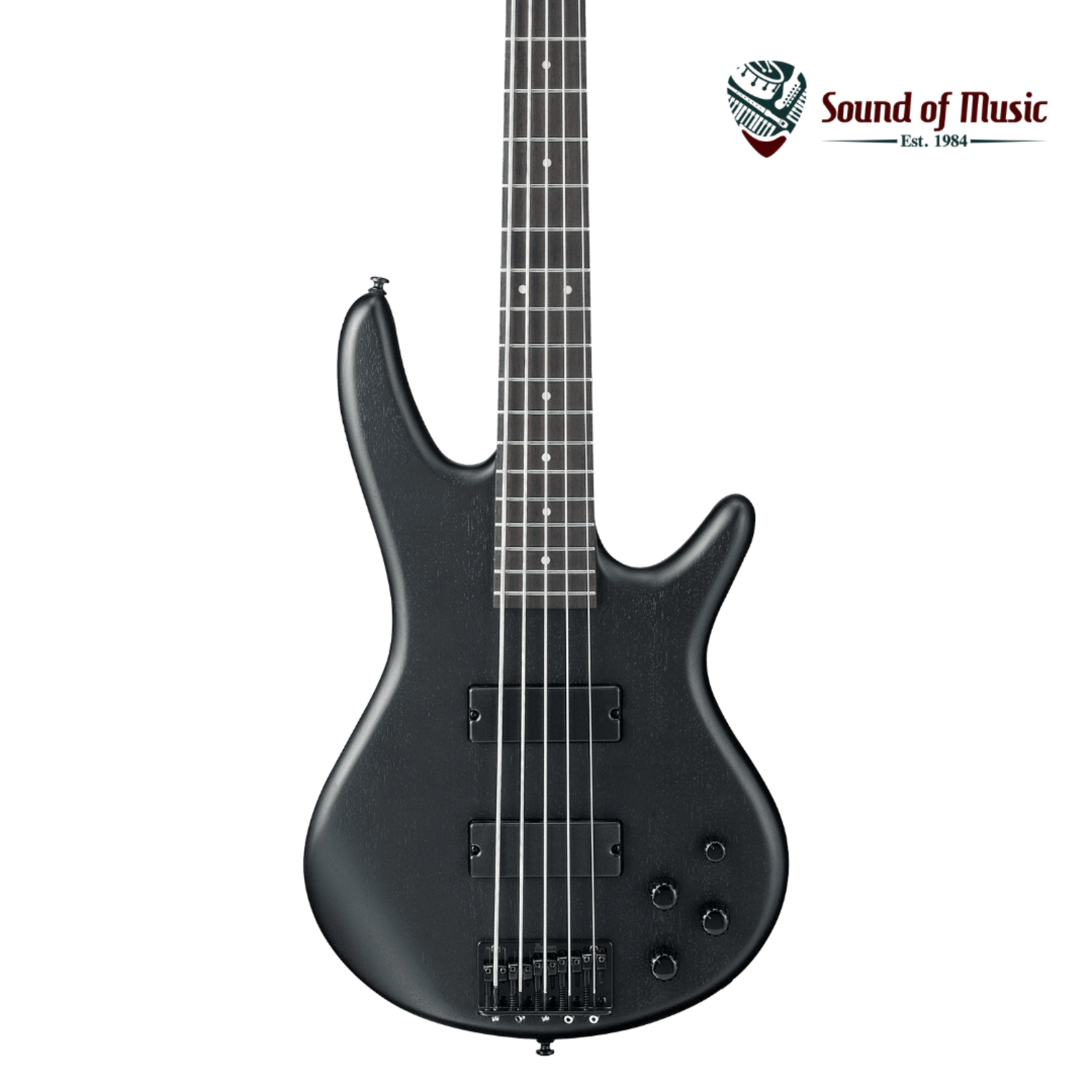 Ibanez GSR205B 5-String Electric Bass Guitar - Weathered Black