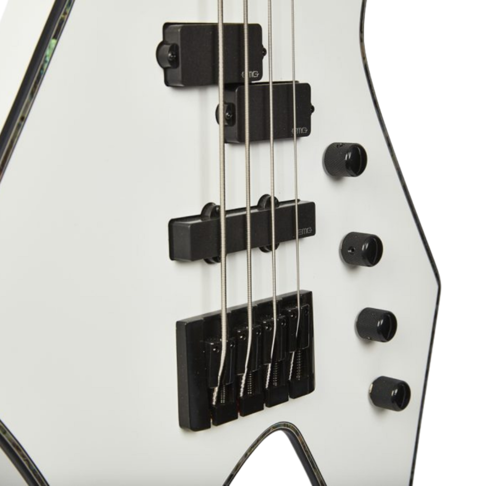 B.C. Rich Chris Kael Signature Warlock - Satin White