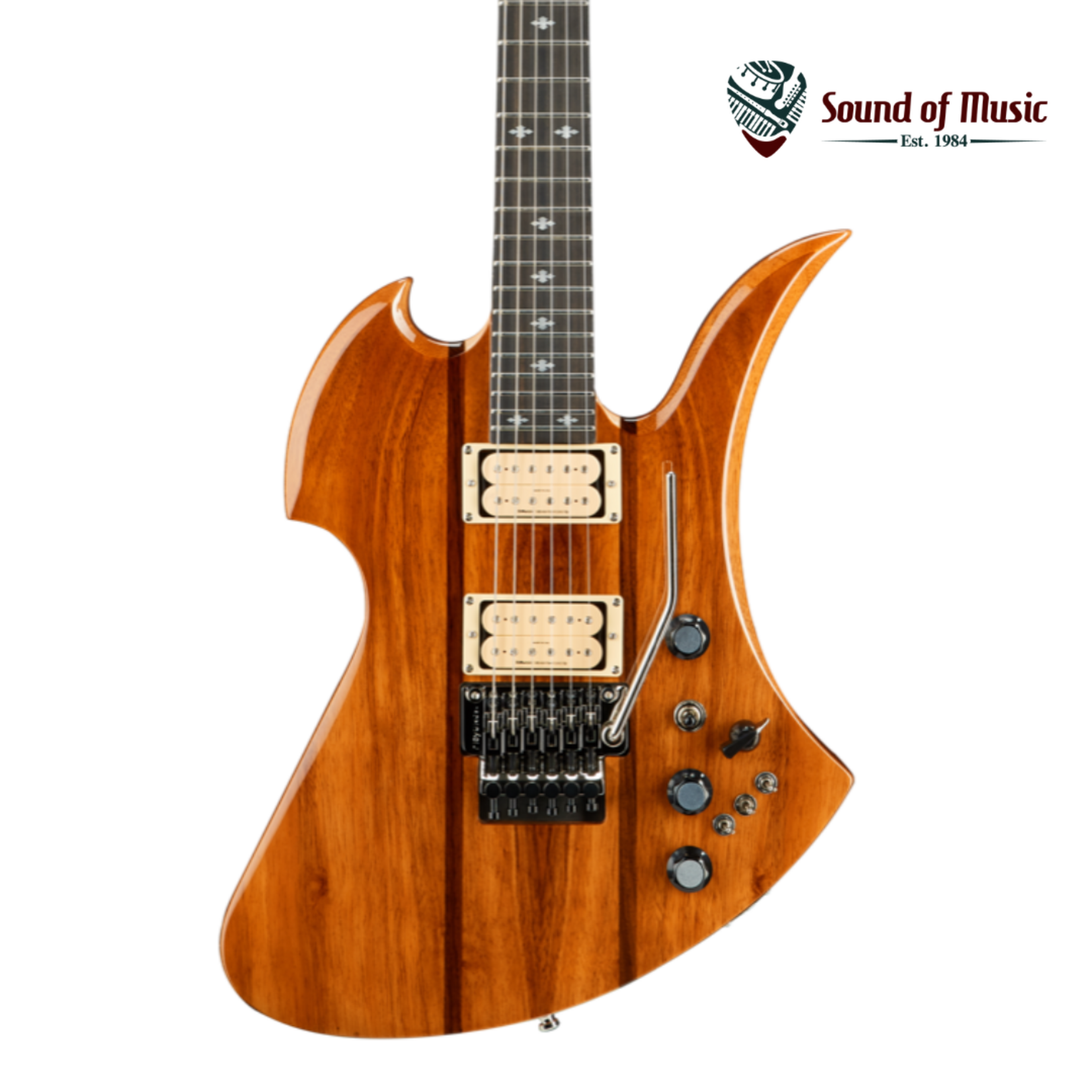 B.C. Rich Mockingbird Legacy Koa ST with Floyd Rose - Natural