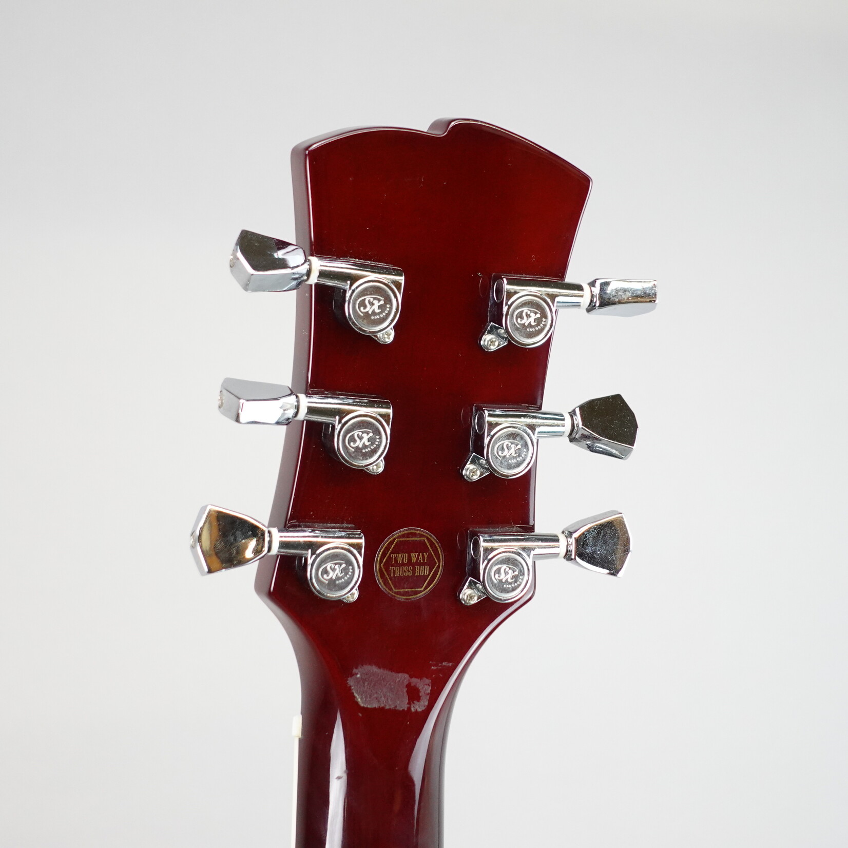 SX Mockingbird Shape Left-Handed Electric Guitar - Red (Used)