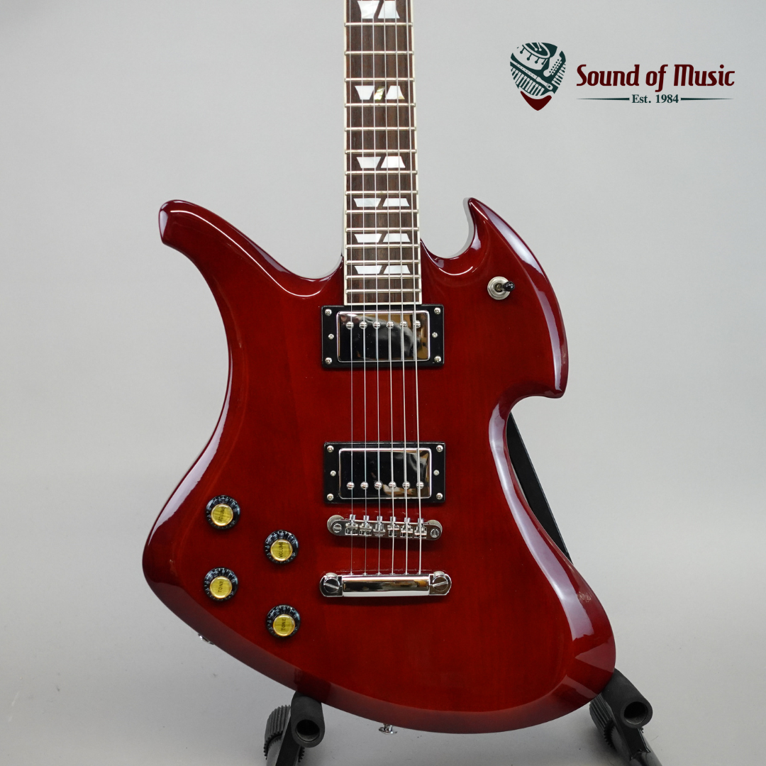 SX Mockingbird Shape Left-Handed Electric Guitar - Red (Used)