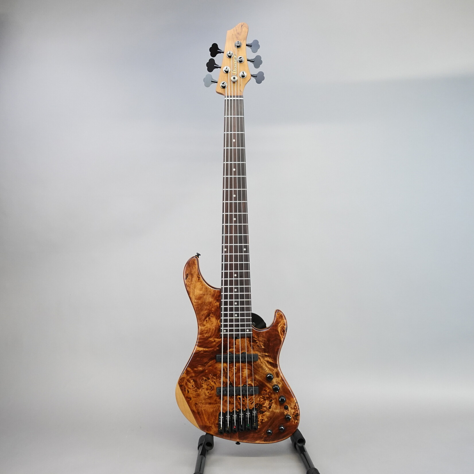 Ibanez Mode MDM1606 6-String Electric Bass Guitar W/Gig Bag - Natural Mocha Low Gloss