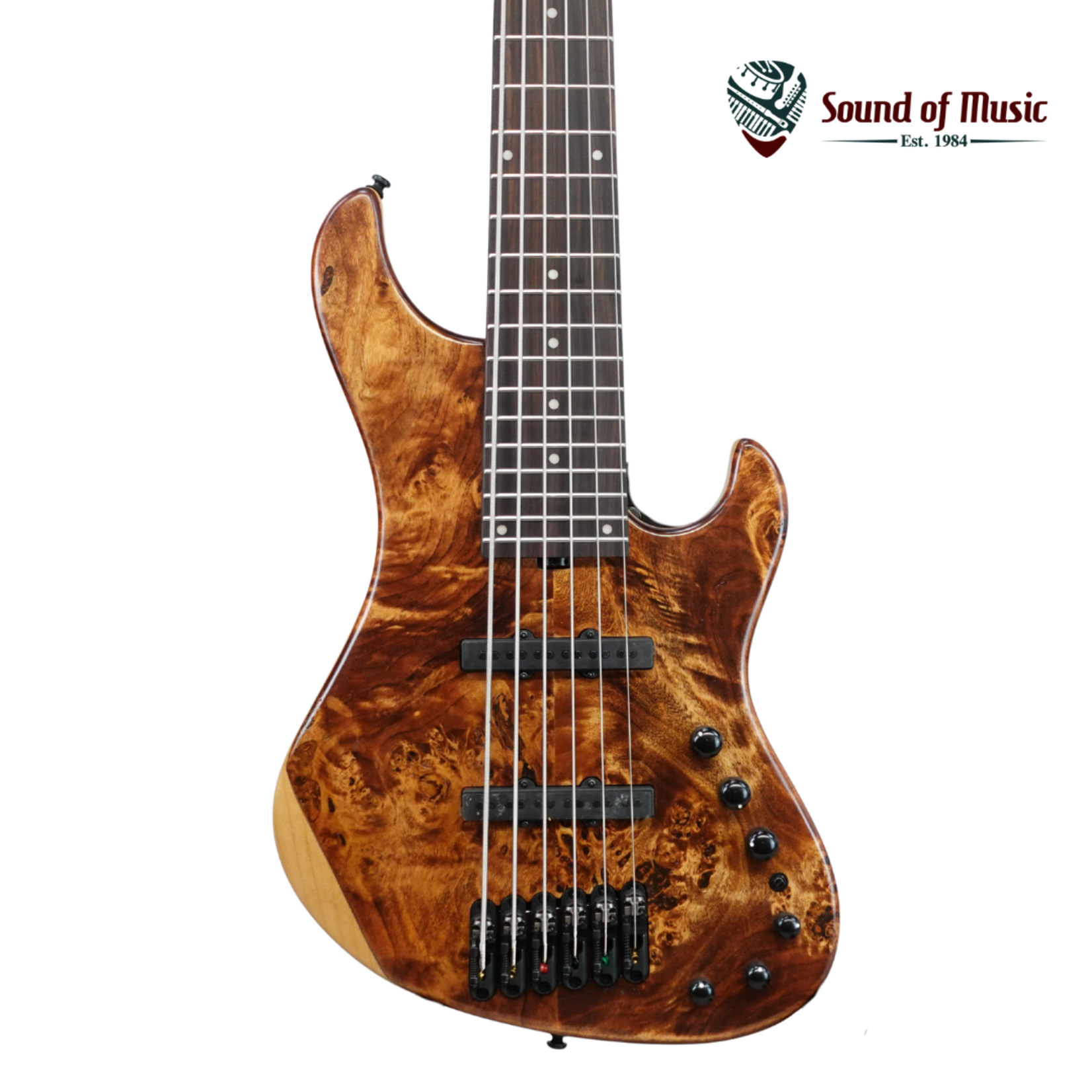 Ibanez Mode MDM1606 6-String Electric Bass Guitar W/Gig Bag - Natural Mocha Low Gloss