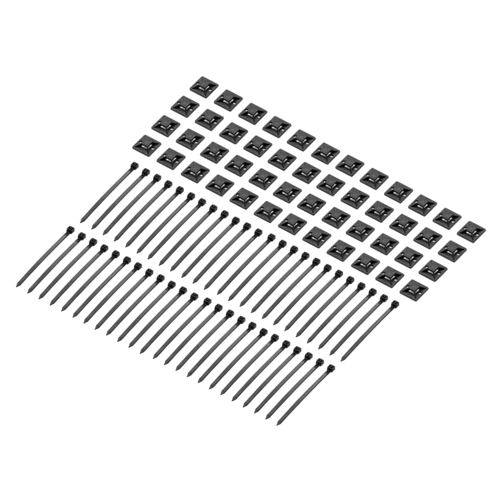 Gator Vertex Cable Tie and Cable Tie Holder - 48-Pack