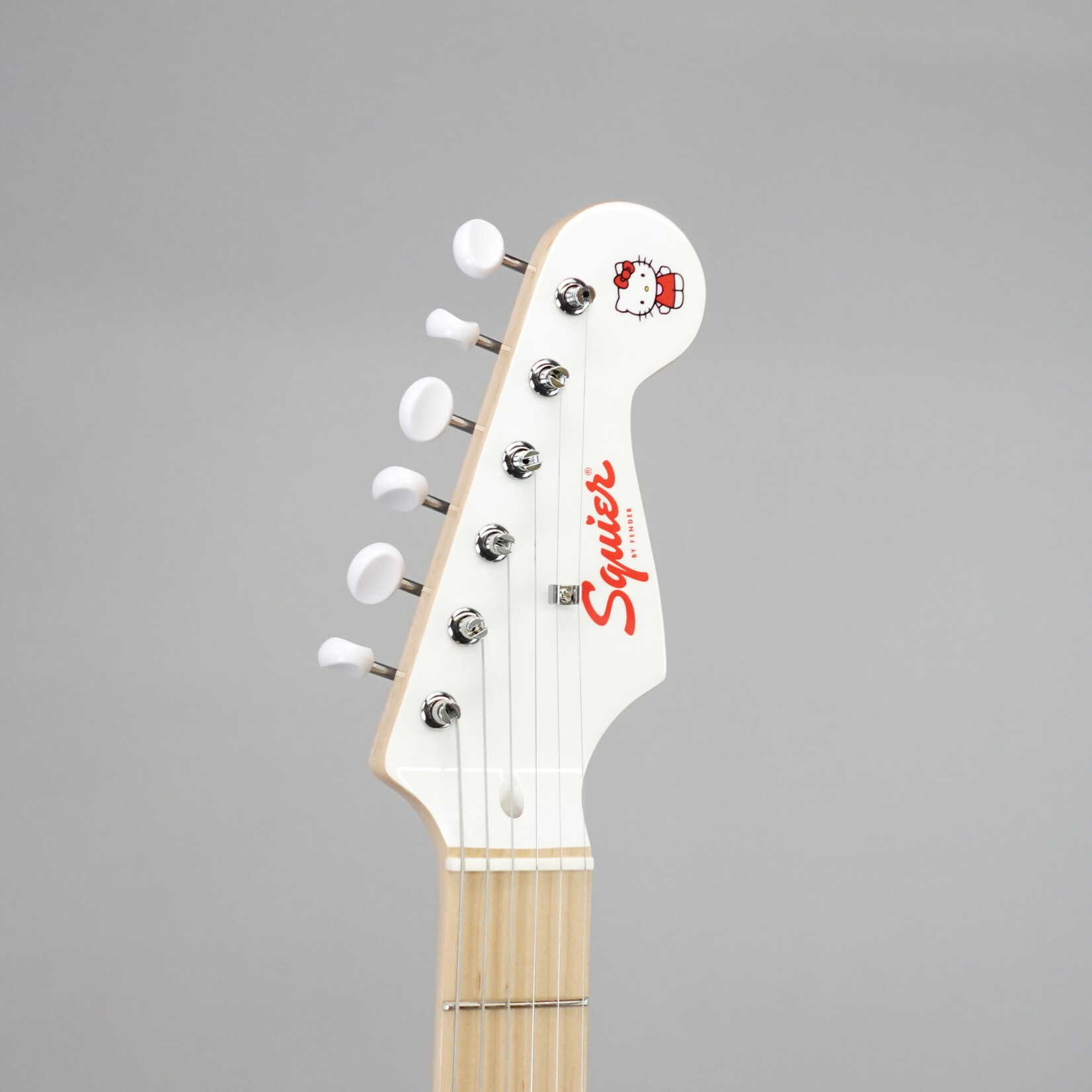 Squier Limited Edition Hello Kitty® Stratocaster w/Gig Bag, Maple Fingerboard - White (Used)