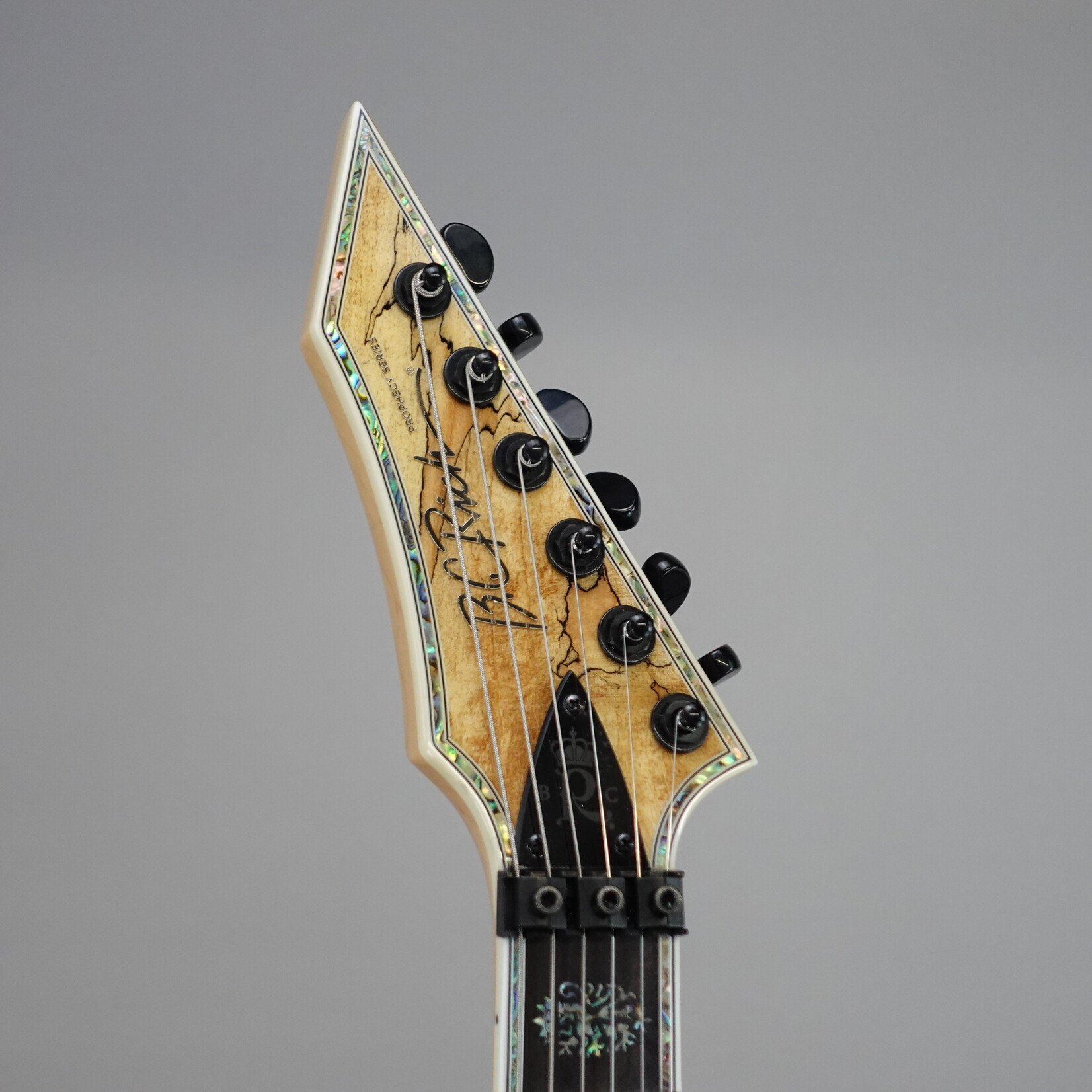 B.C. Rich Shredzilla Prophecy Exotic Archtop Electric Guitar W/Floyd Rose - Spalted Maple