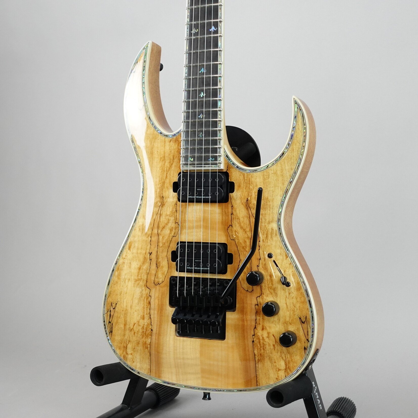 B.C. Rich Shredzilla Prophecy Exotic Archtop Electric Guitar W/Floyd Rose - Spalted Maple