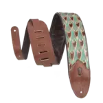 Levy's Levy's Sundance Line Arrowhead Turquoise Guitar Strap