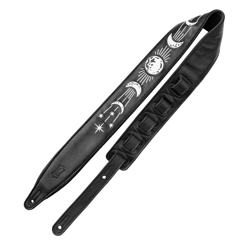 Levy's Night Life Series Guitar Strap - Moon and Stars