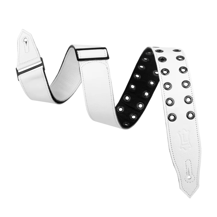 Levy's M80RBEY Rebel Series Leather Strap - White
